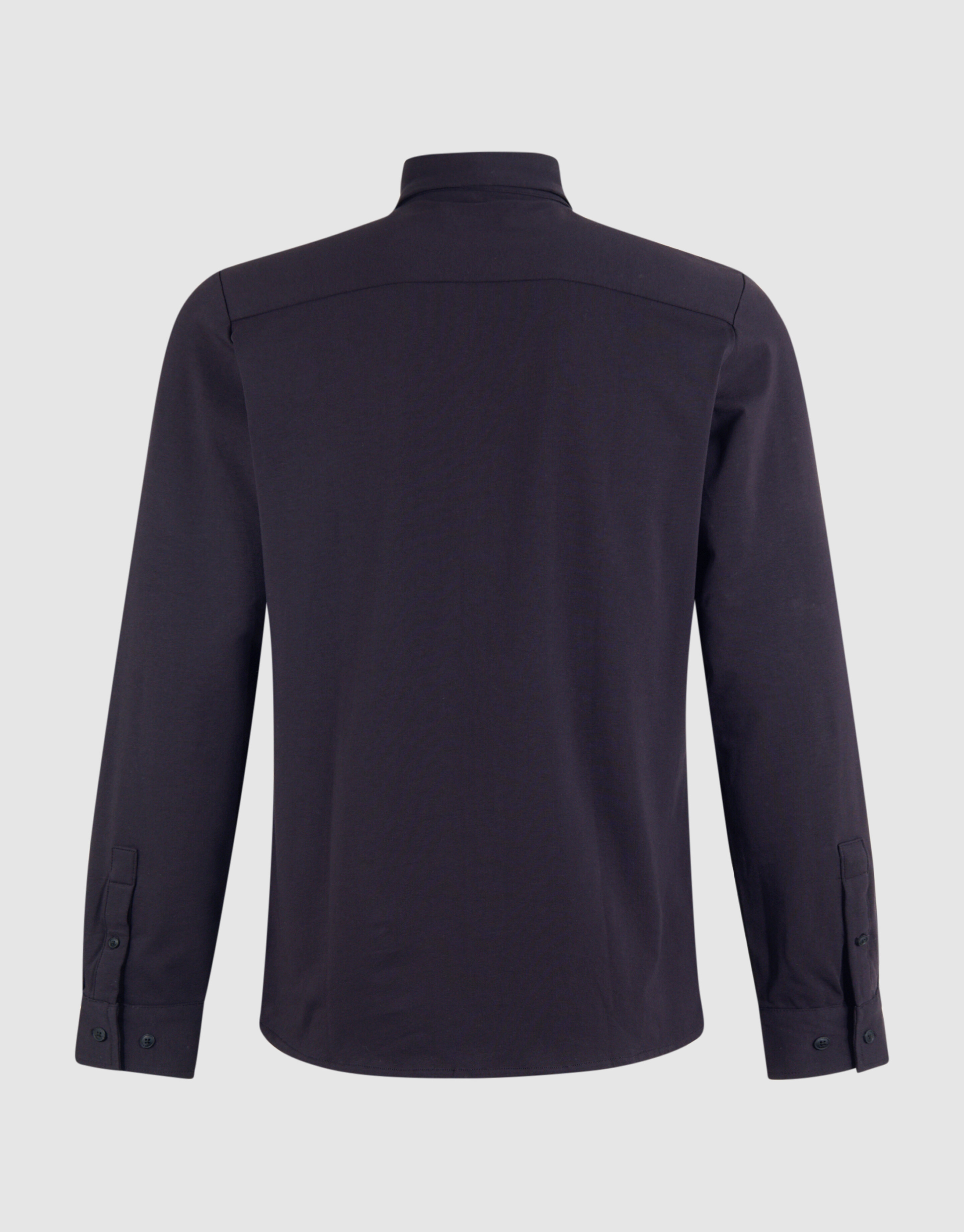 Jersey Overhemd Donkerbruin SHOEBY MEN
