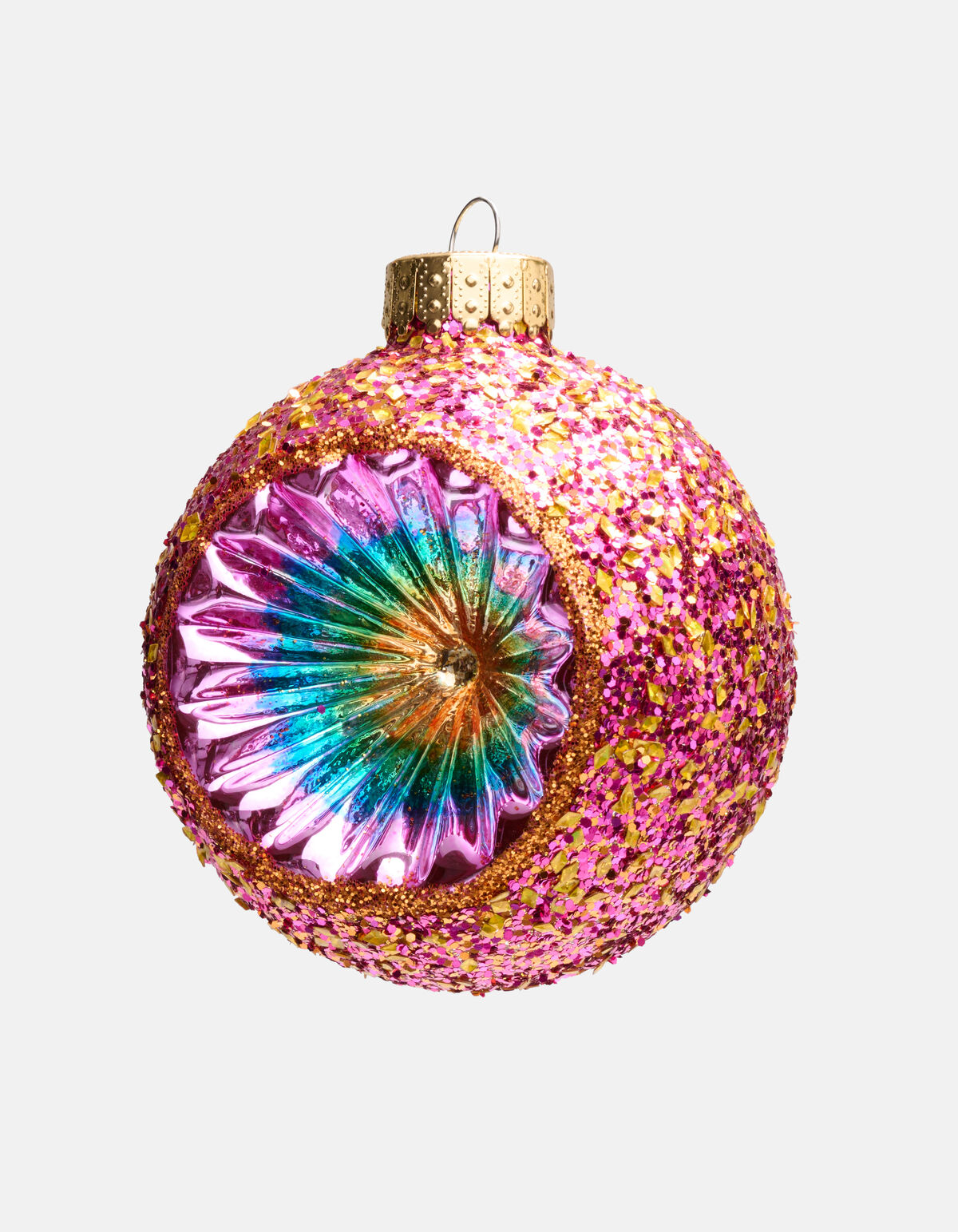 Glitter Reflektor Weihnachtskugel von Fred SHOEBY ACCESSOIRES