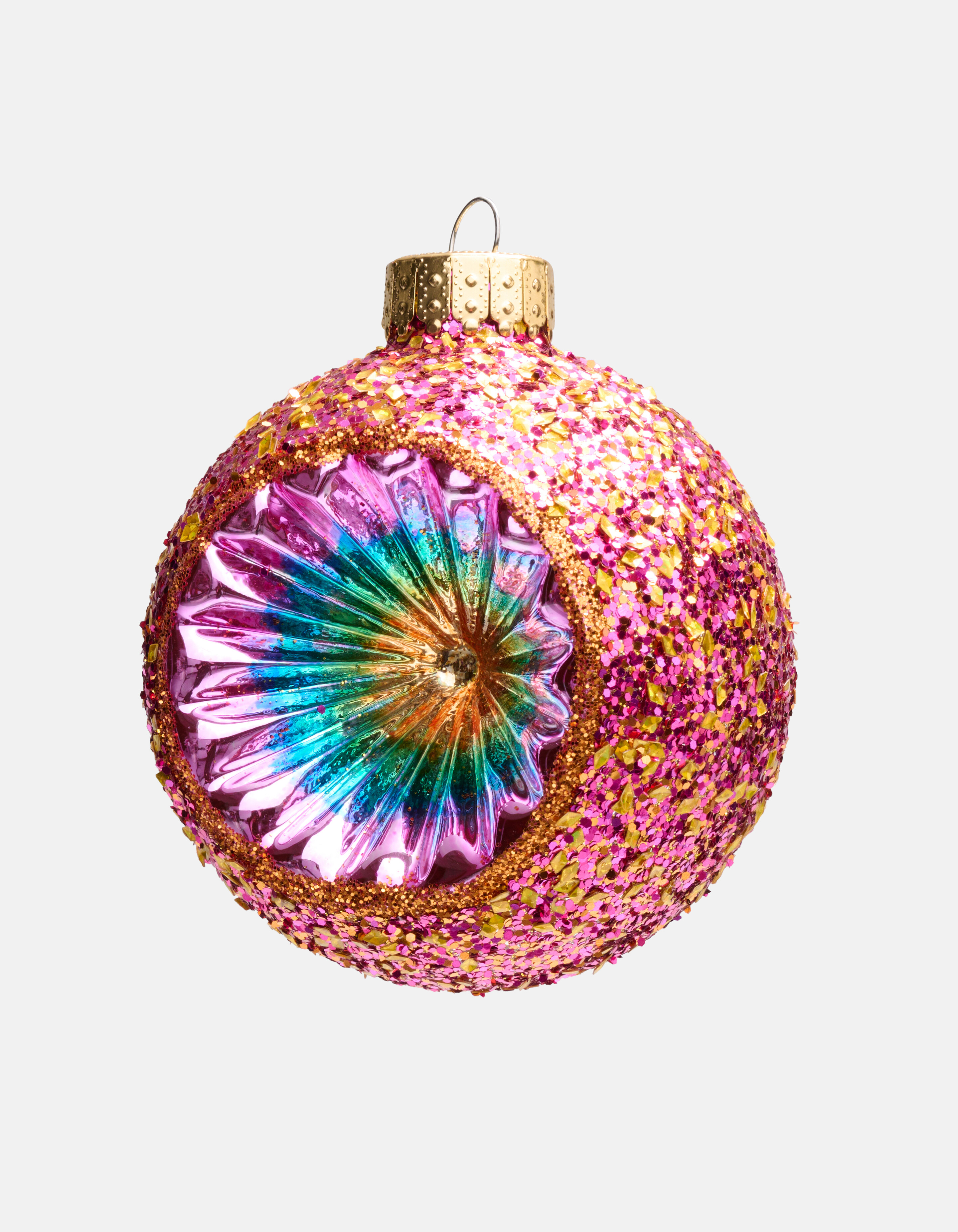 Glitter Reflektor Weihnachtskugel von Fred SHOEBY ACCESSOIRES