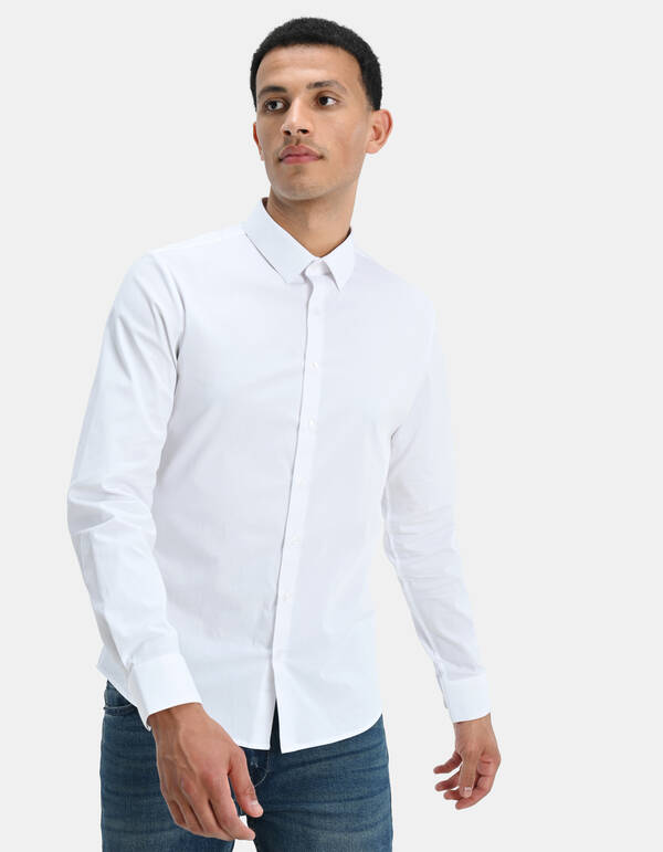 Basic Hemd Weiß SHOEBY MEN