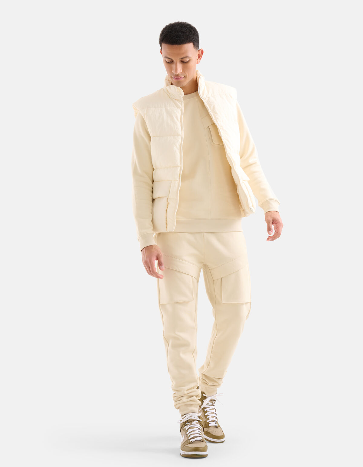 Cargo-Sweatpants Beige SHOEBY MEN