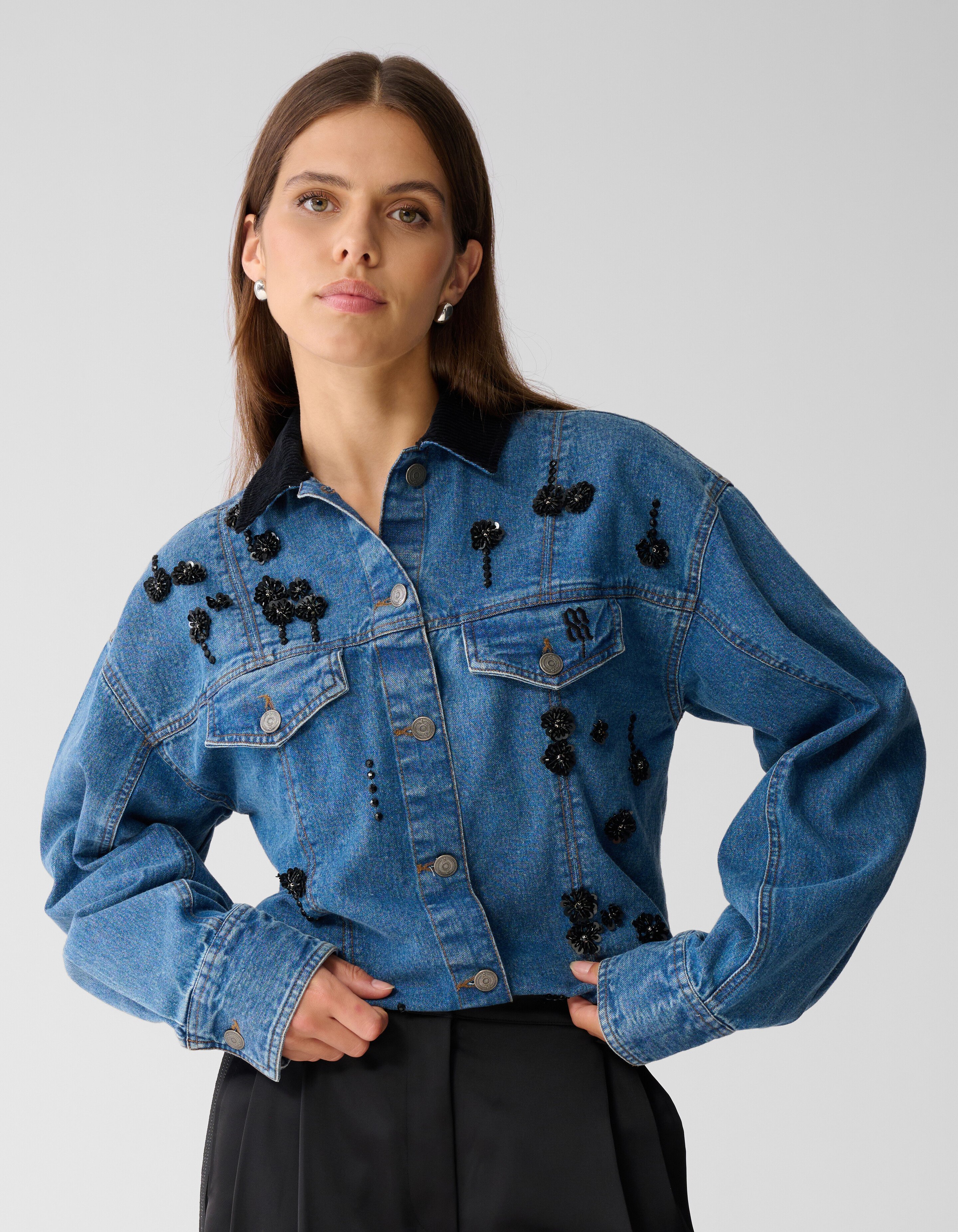 Verzierte Jeansjacke Blau von Mieke SHOEBY WOMEN
