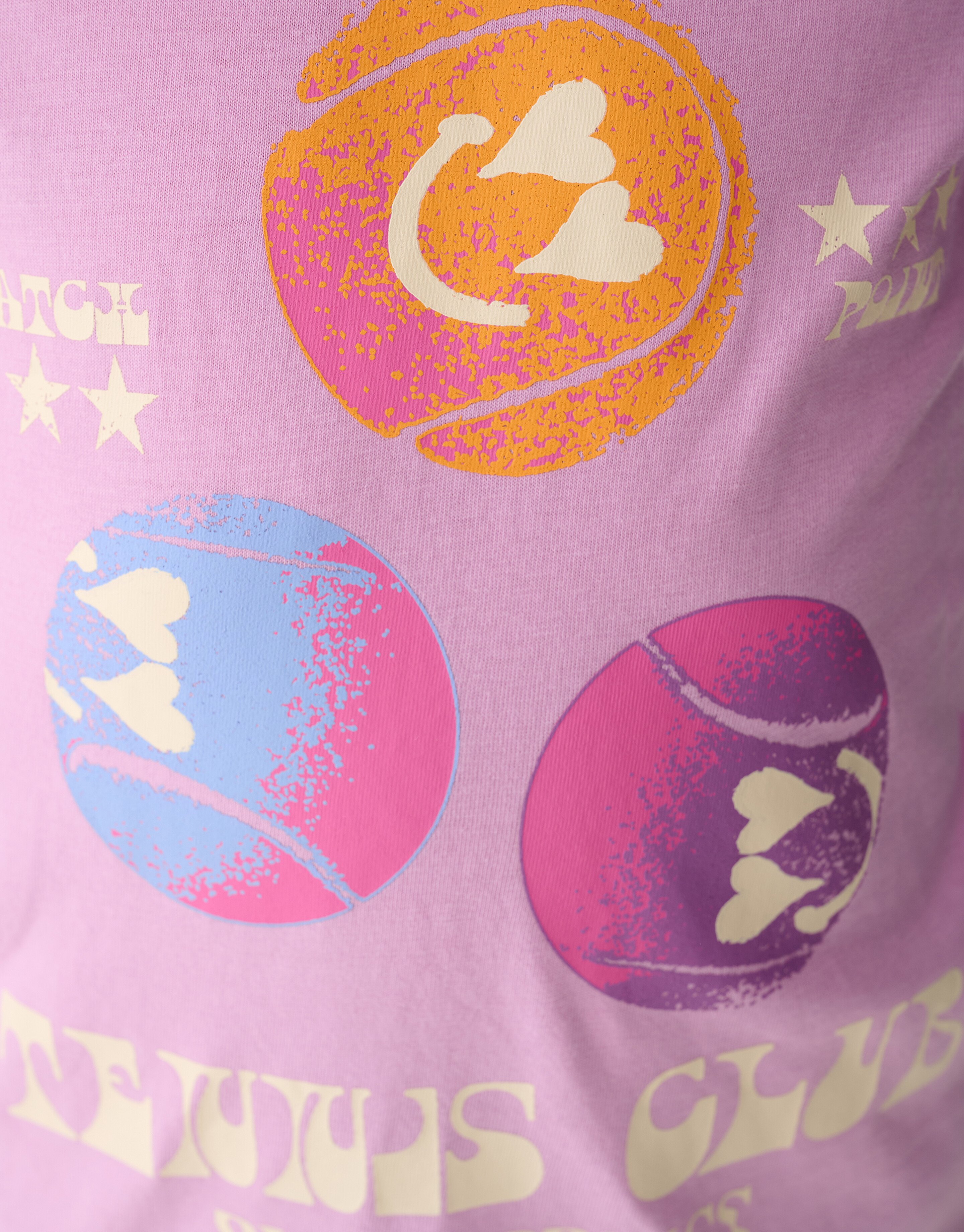 Tennis Artwork T-Shirt Hellrosa SHOEBY GIRLS