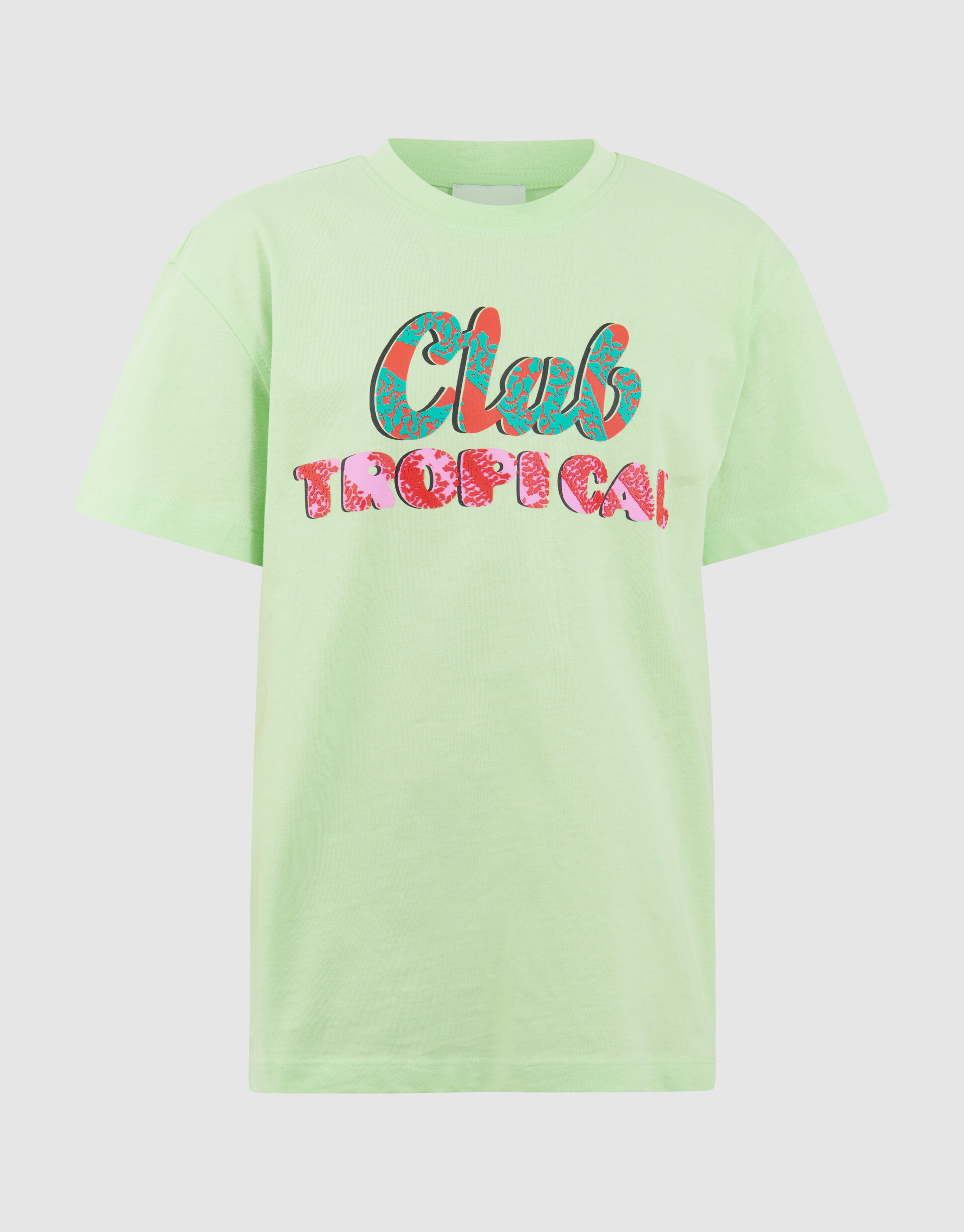 Club Tropical Artwork T-Shirt Hellgr&uuml;n SHOEBY GIRLS