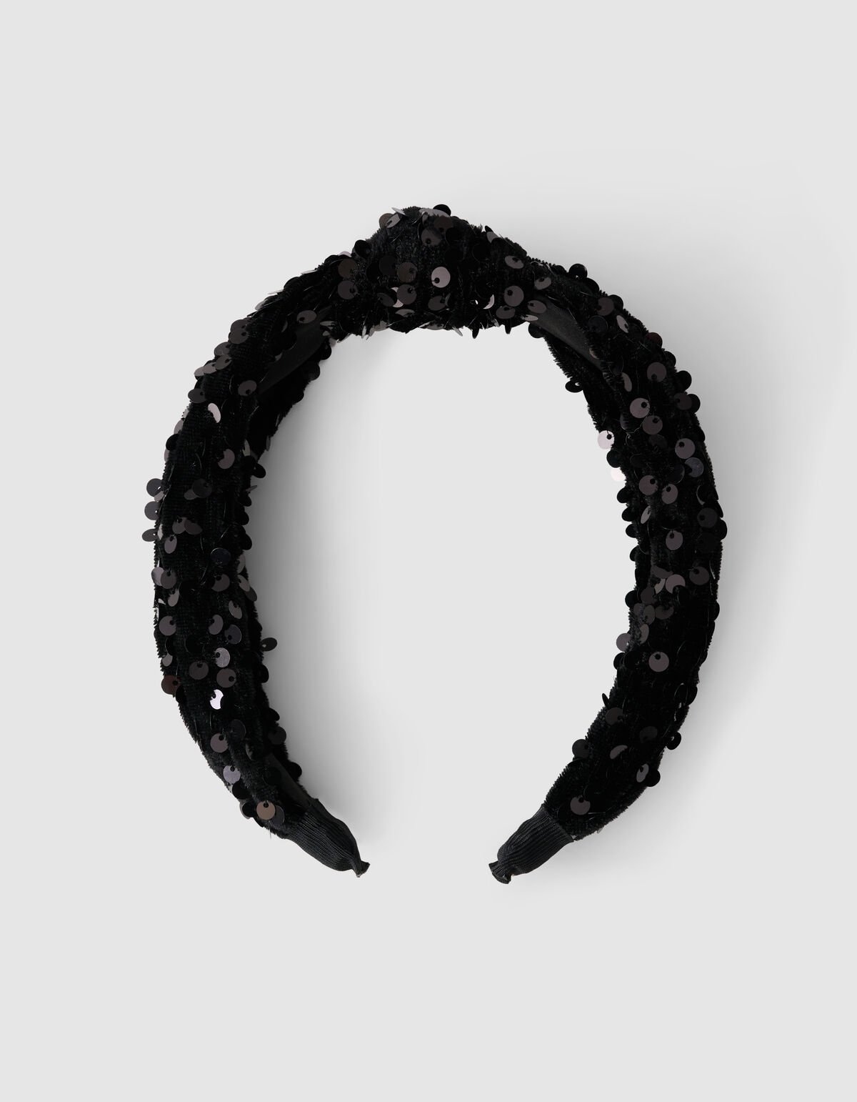 Pailletten-Haarreif Schwarz ACCESSOIRES SHOEBY