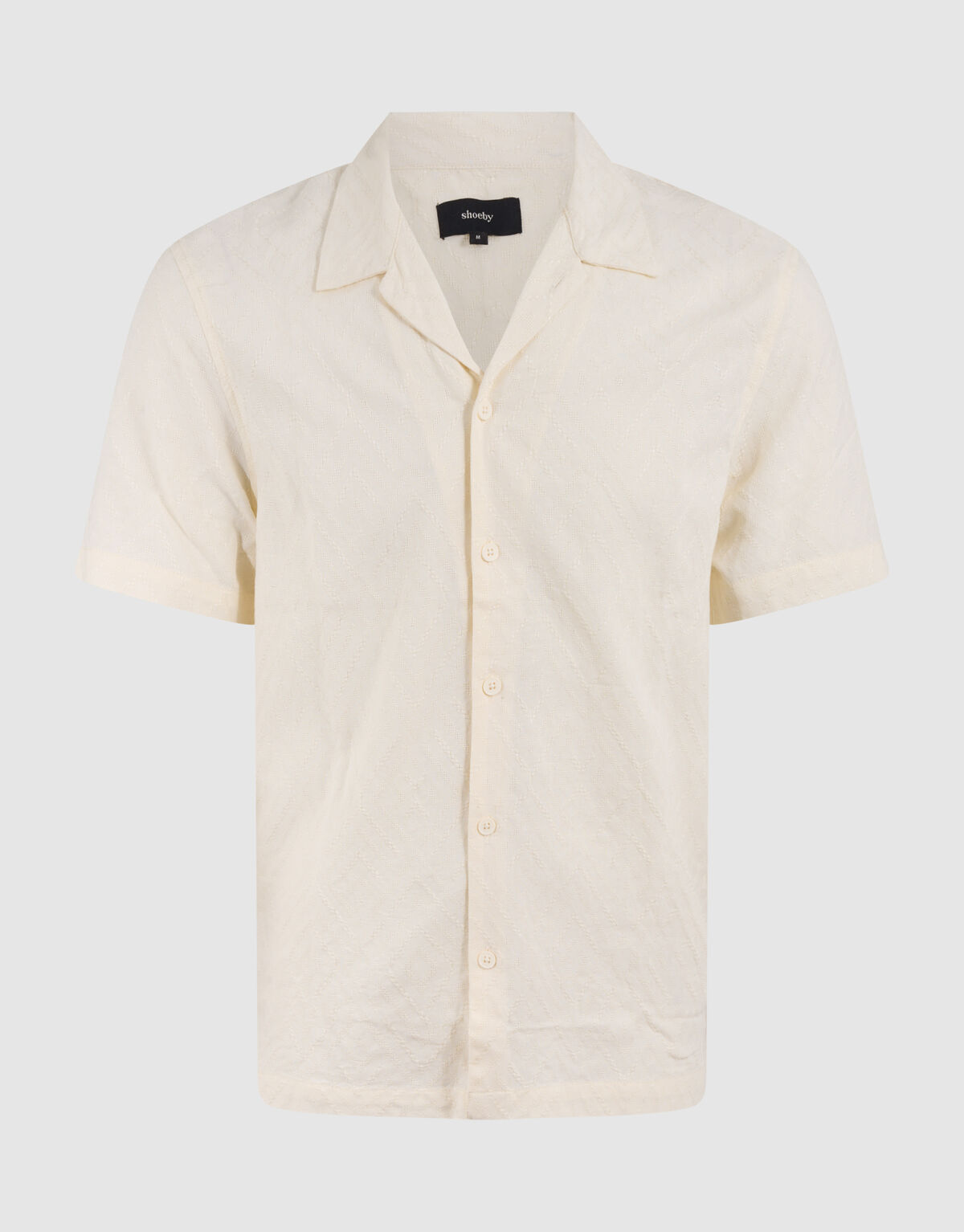 Jacquard-Hemd Off White SHOEBY MEN