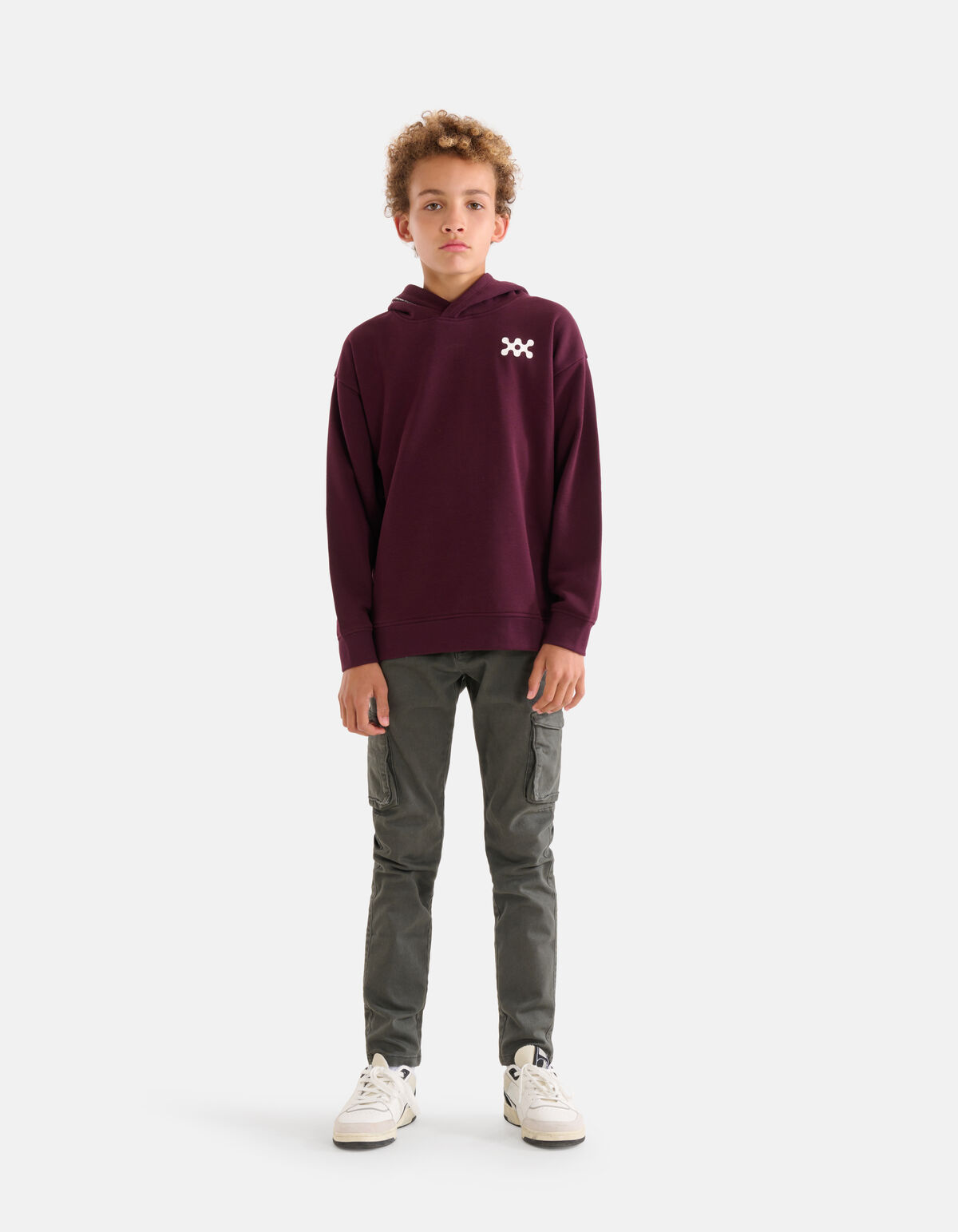 Basic Hoodie Bordeaux SHOEBY BOYS