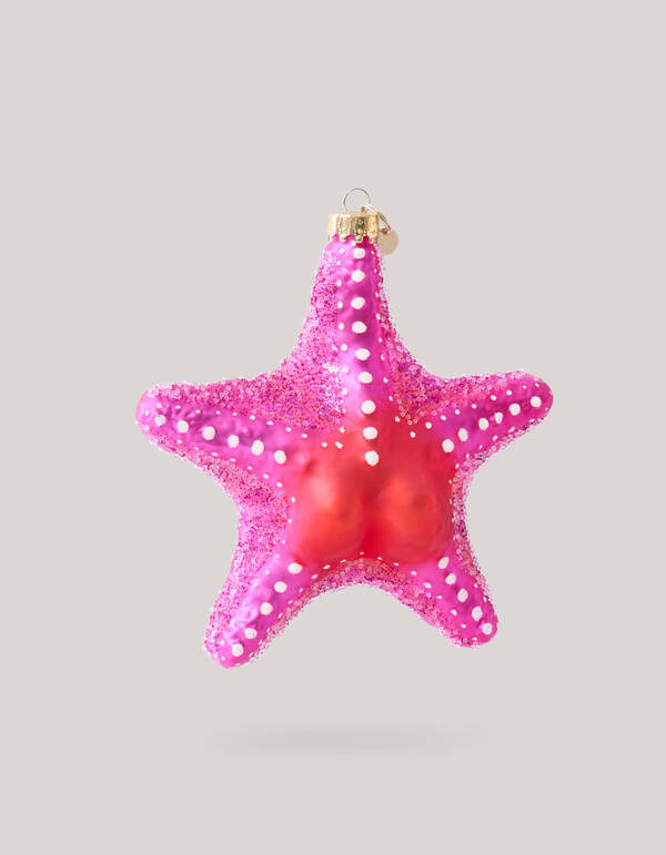Seestern Weihnachtskugel Rosa By Fred SHOEBY ACCESSOIRES