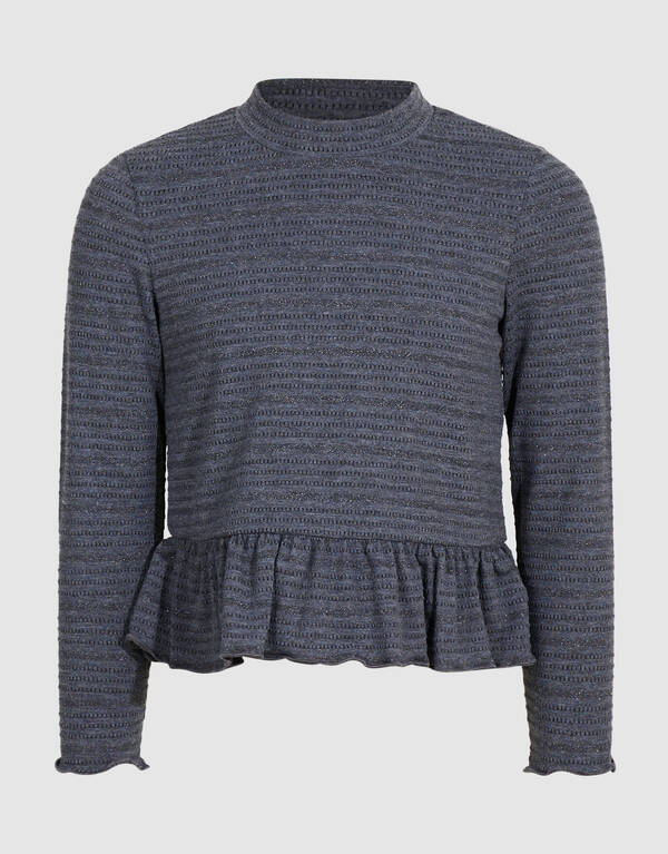 Volant Top Grau SHOEBY GIRLS