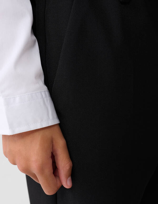 Basic Straight Fit Hose Schwarz SHOEBY BOYS