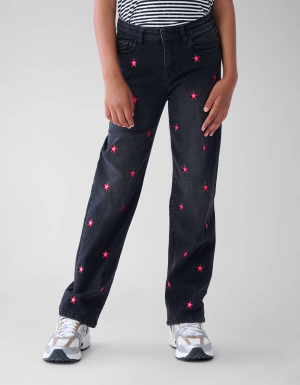 Straight Fit Heart Jeans Grau SHOEBY GIRLS