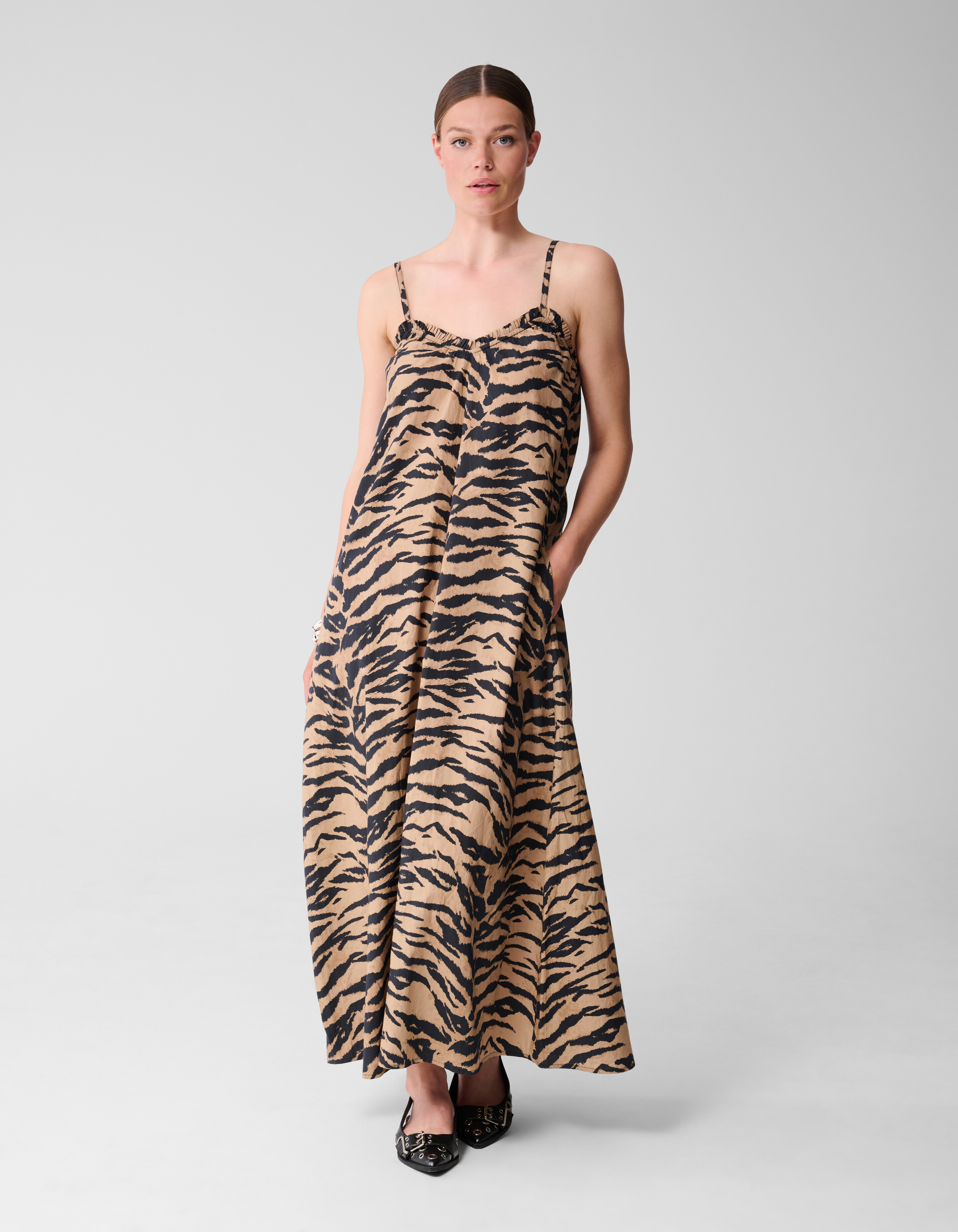 Tiger Maxikleid Braun SHOEBY WOMEN