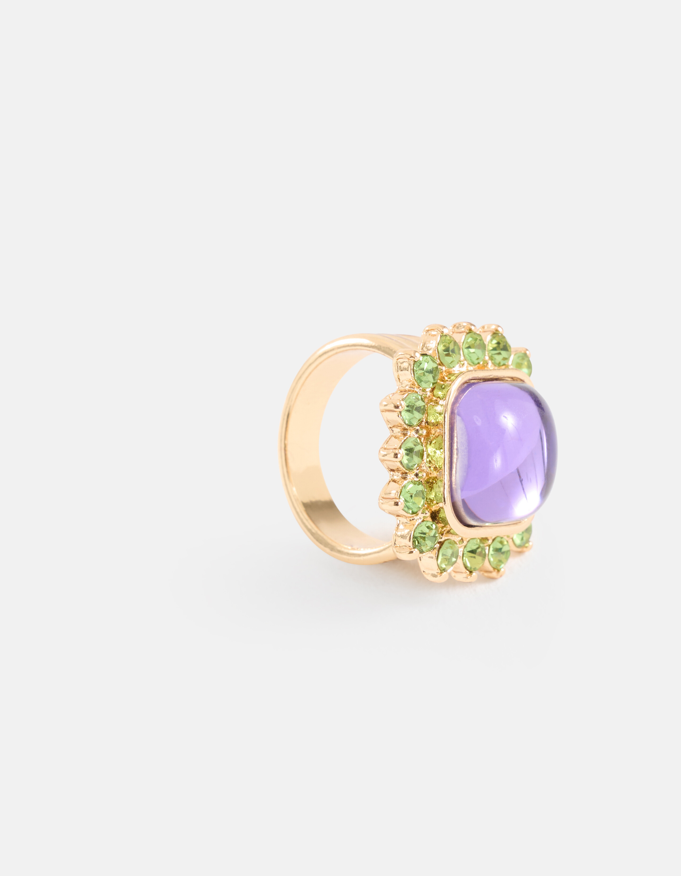 Farbiger Ring Gold SHOEBY ACCESSOIRES