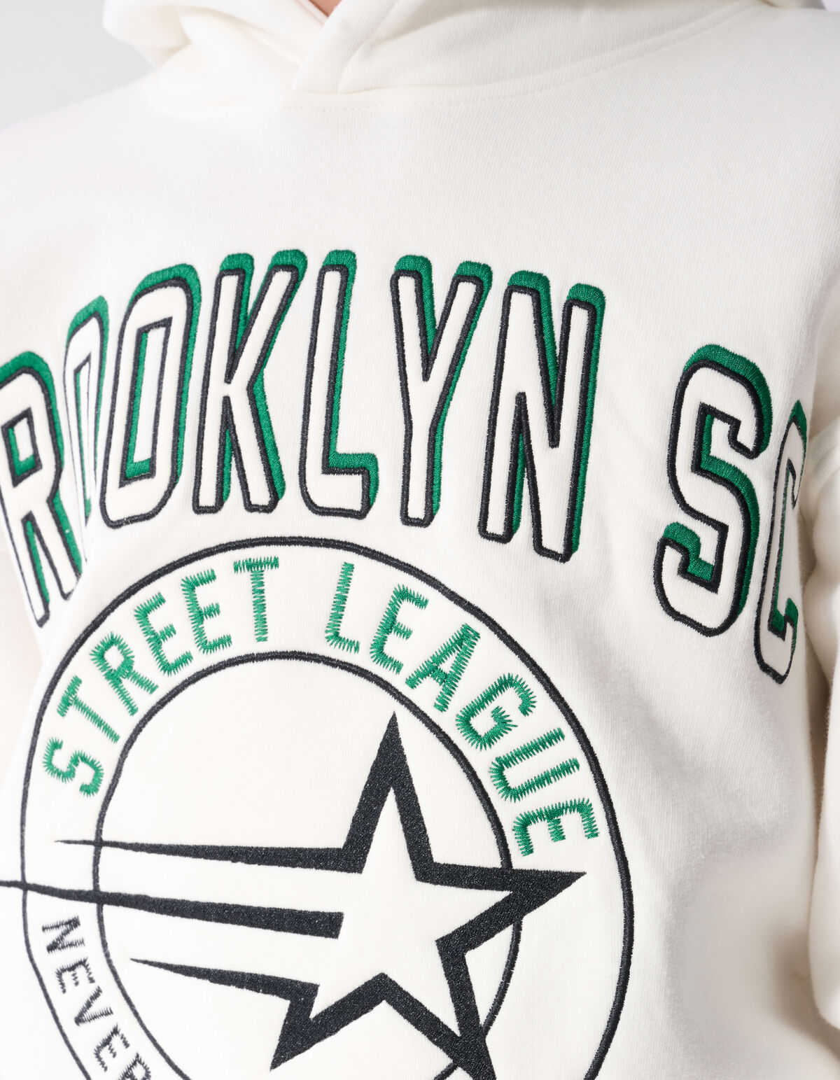 Brooklyn Oversized Hoodie Wei&szlig; SHOEBY BOYS