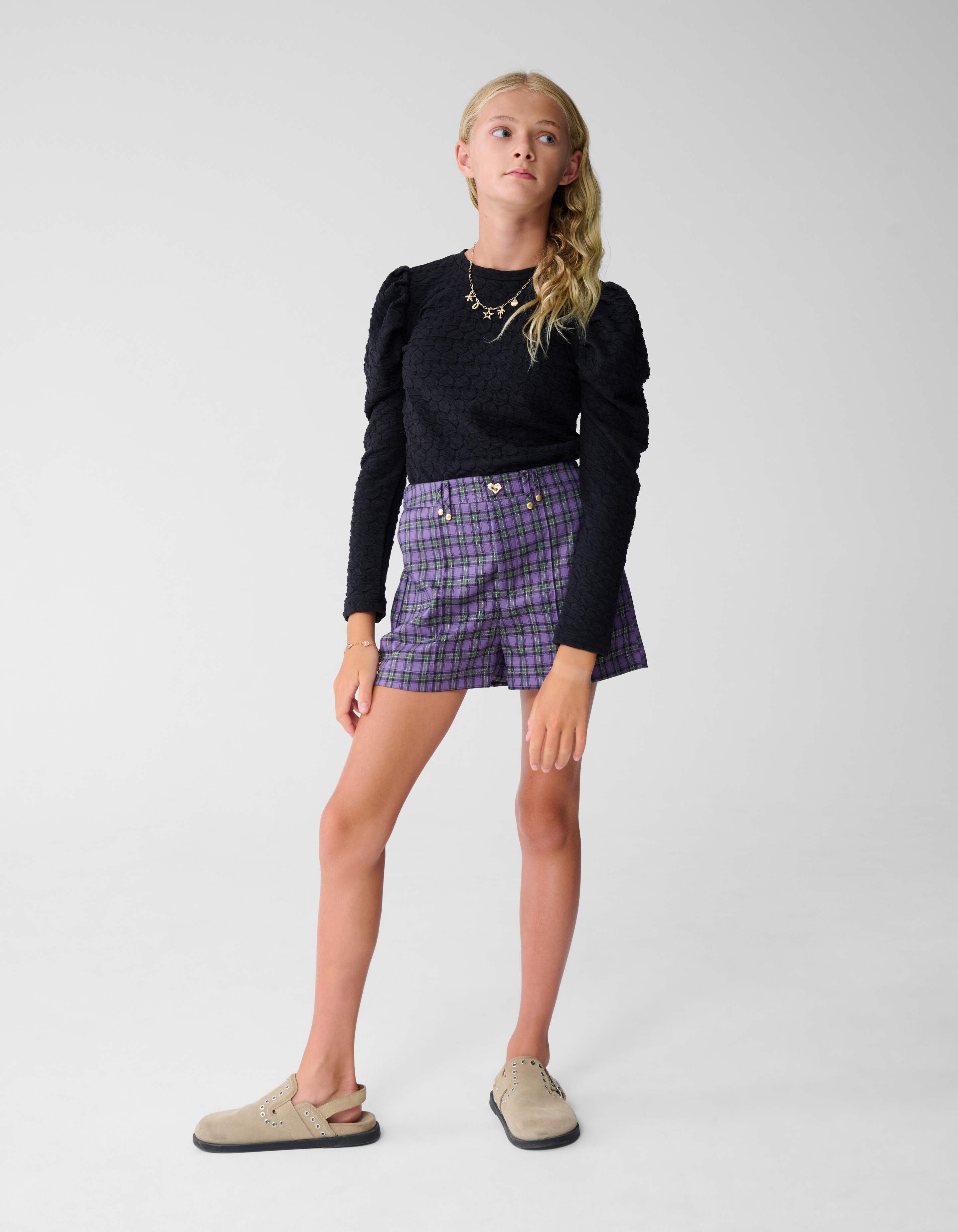 Ruiten Shorts Lila SHOEBY GIRLS