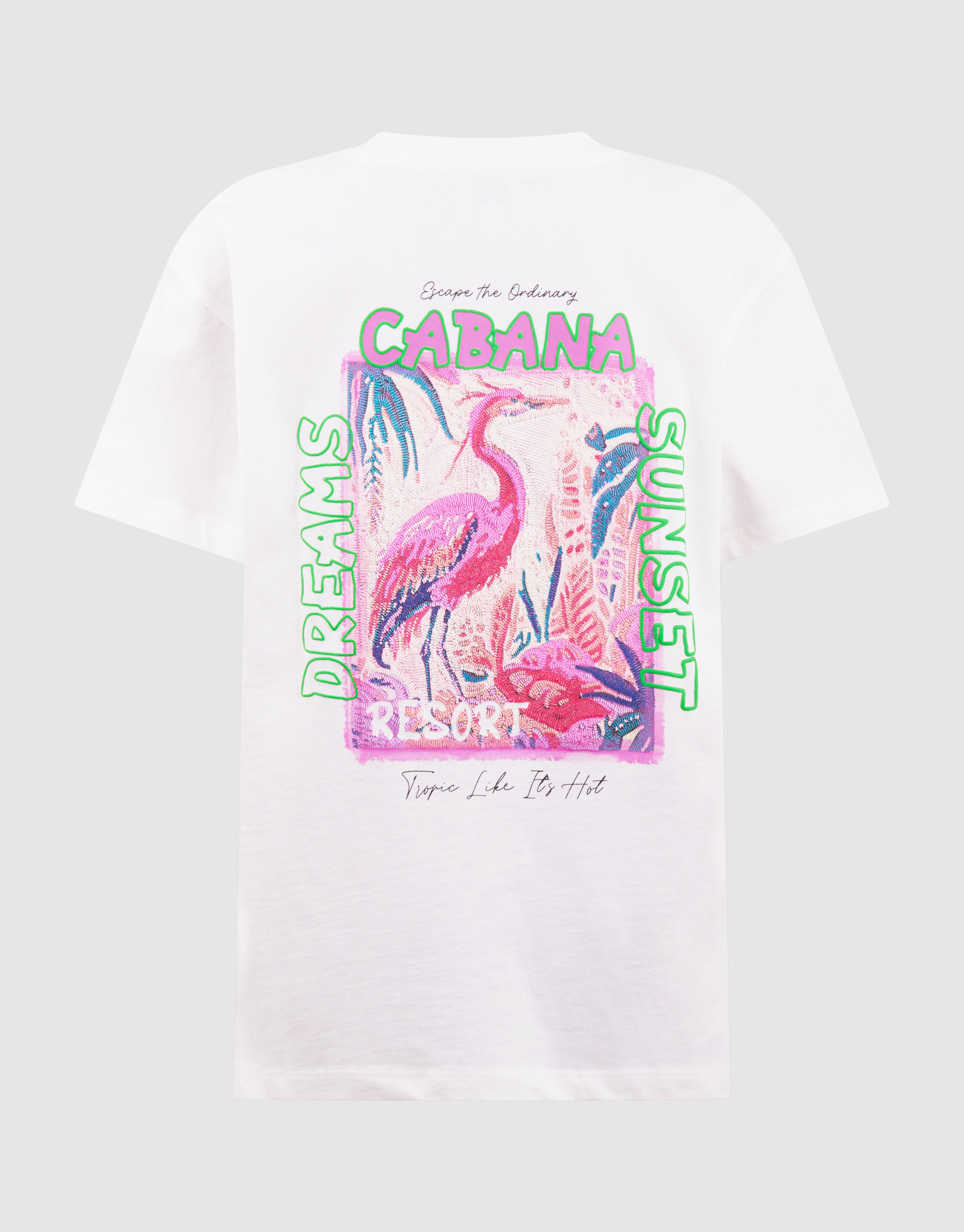 Cabana Artwork T-Shirt Wei&szlig; SHOEBY GIRLS