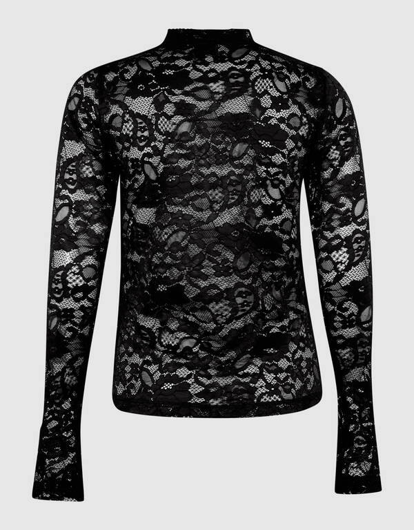 Schwarzes Spitzentop SHOEBY WOMEN