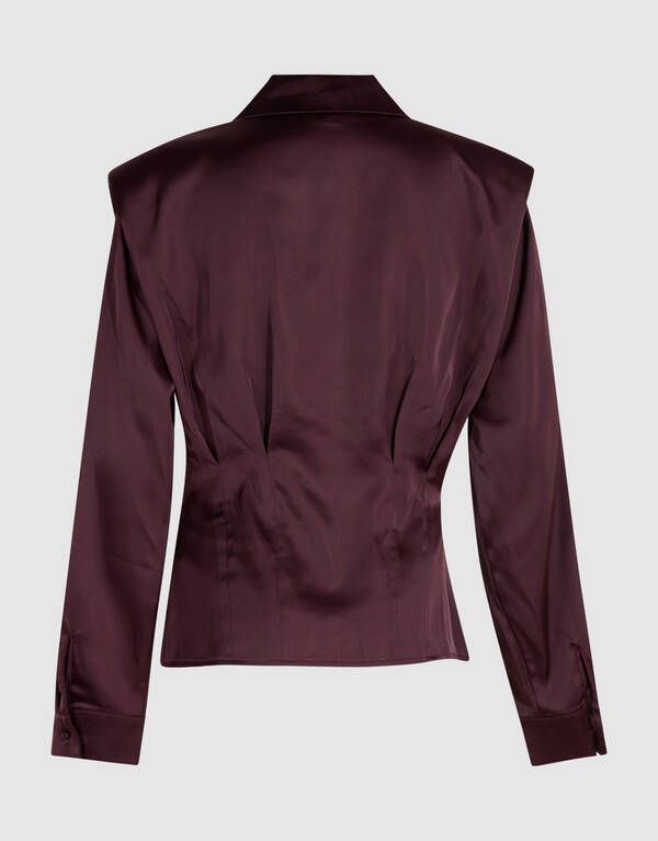Taillierte Bluse Dunkelrot By Mieke SHOEBY WOMEN