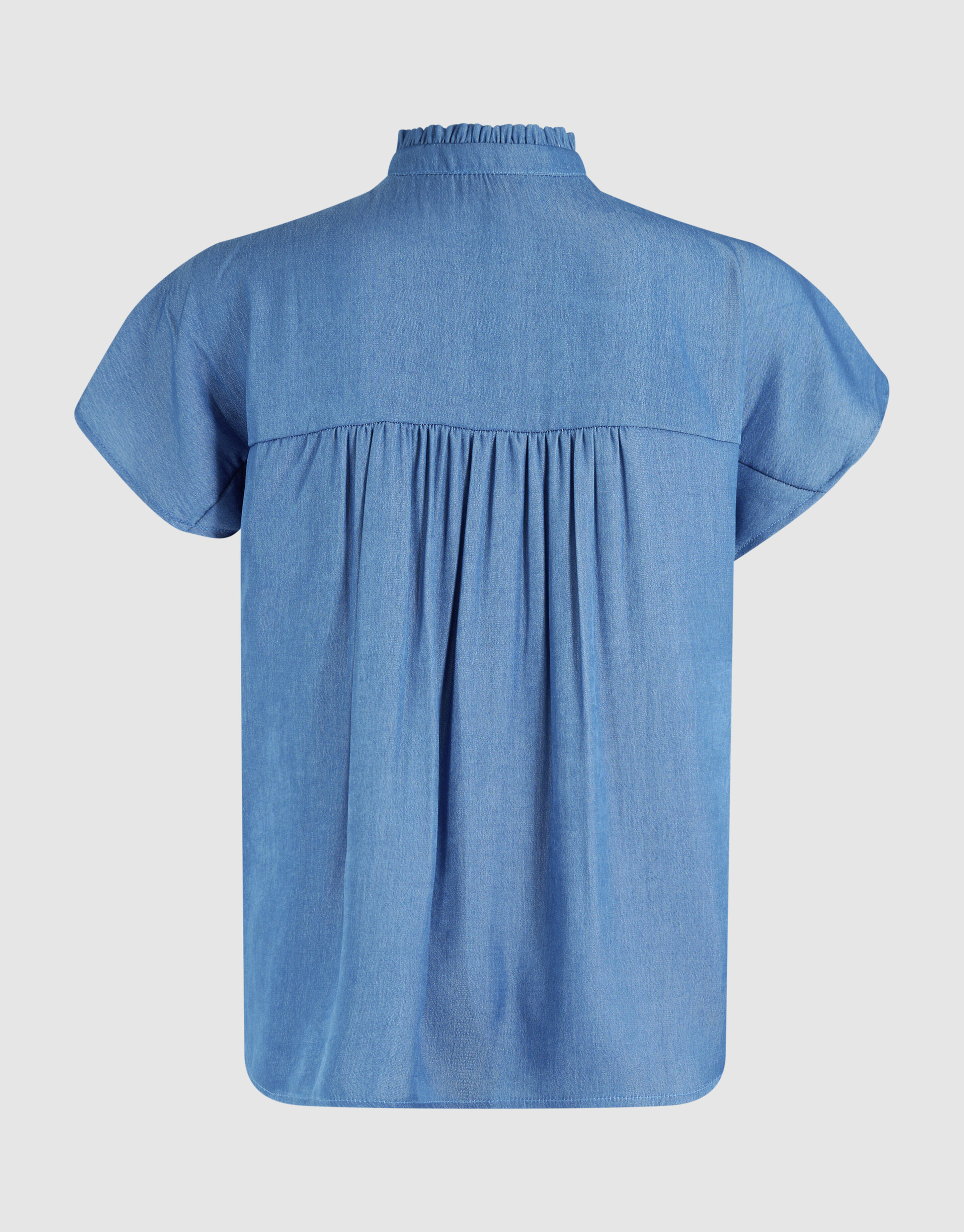 Rüschen-Top Blau SHOEBY WOMEN