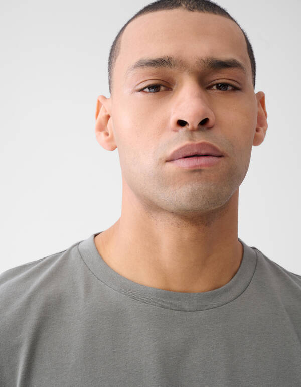 Artwork T-shirt Dunkelgr&uuml;n SHOEBY MEN