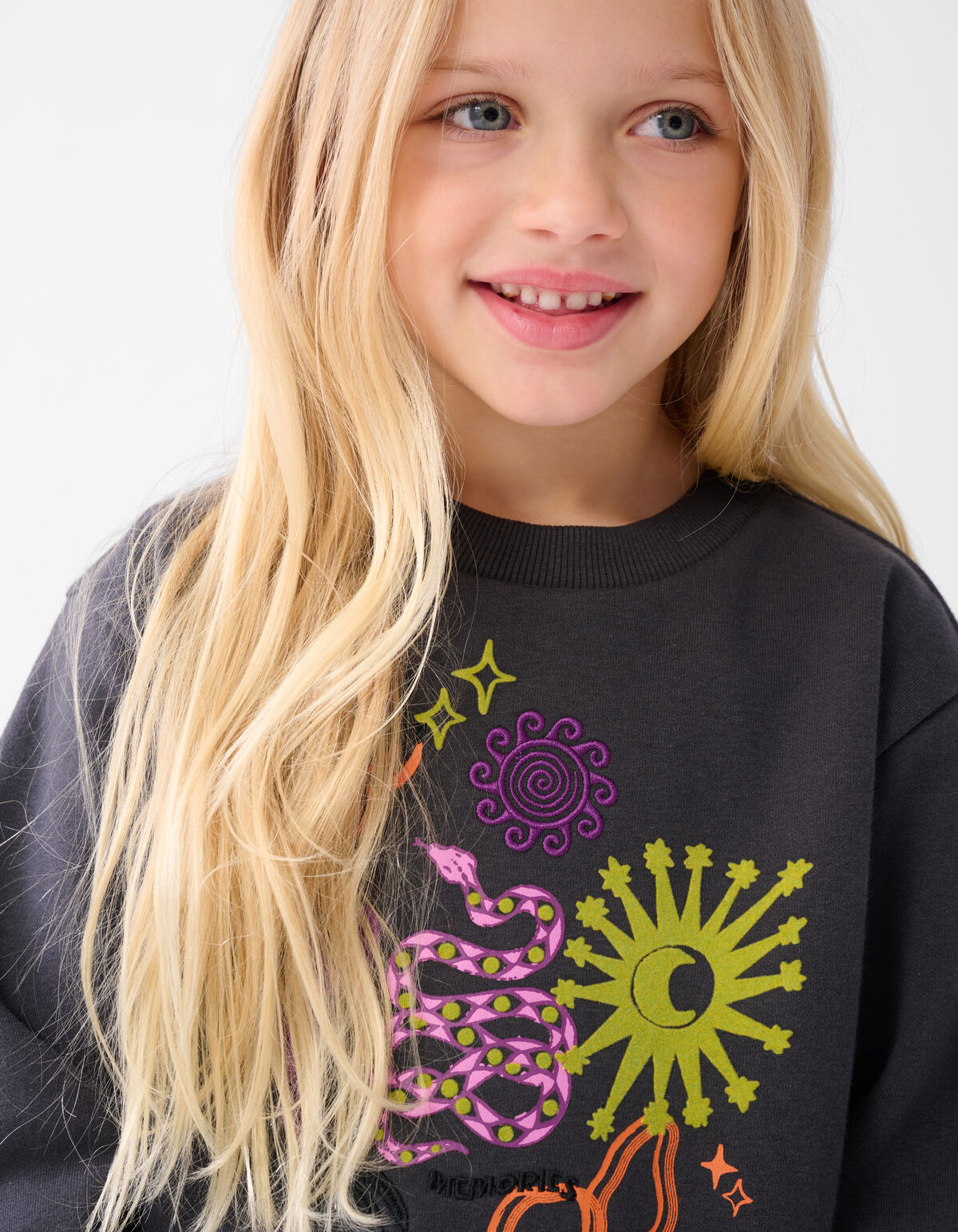 Artwork Pullover Dunkelgrau SHOEBY GIRLS