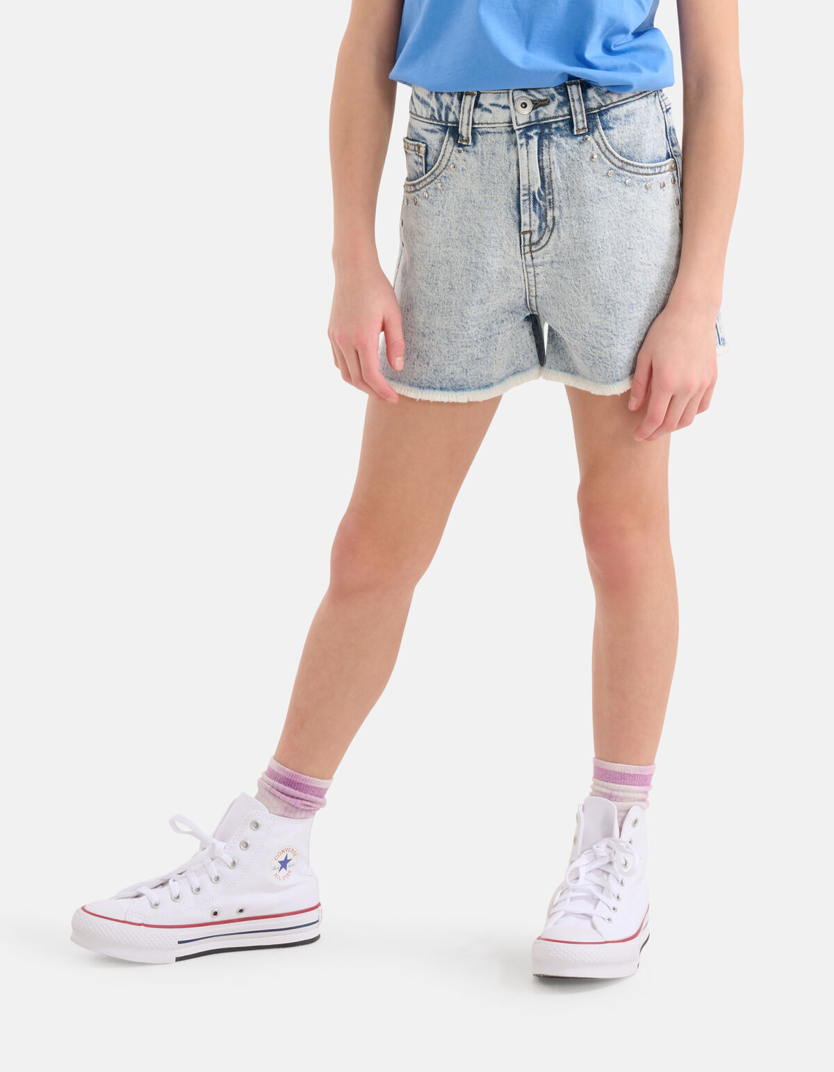 Bermuda Short Studs Bleached SHOEBY GIRLS