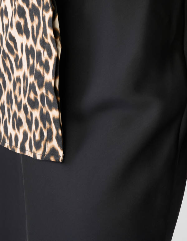 Satin Maxirock Schwarz SHOEBY WOMEN