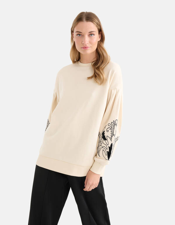 Pullover mit Stickerei Off White SHOEBY WOMEN