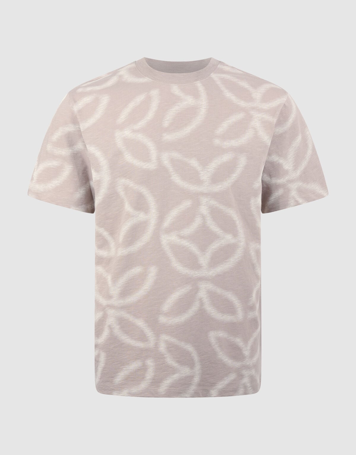 All Over Logo T-Shirt Hellbraun SHOEBY MEN