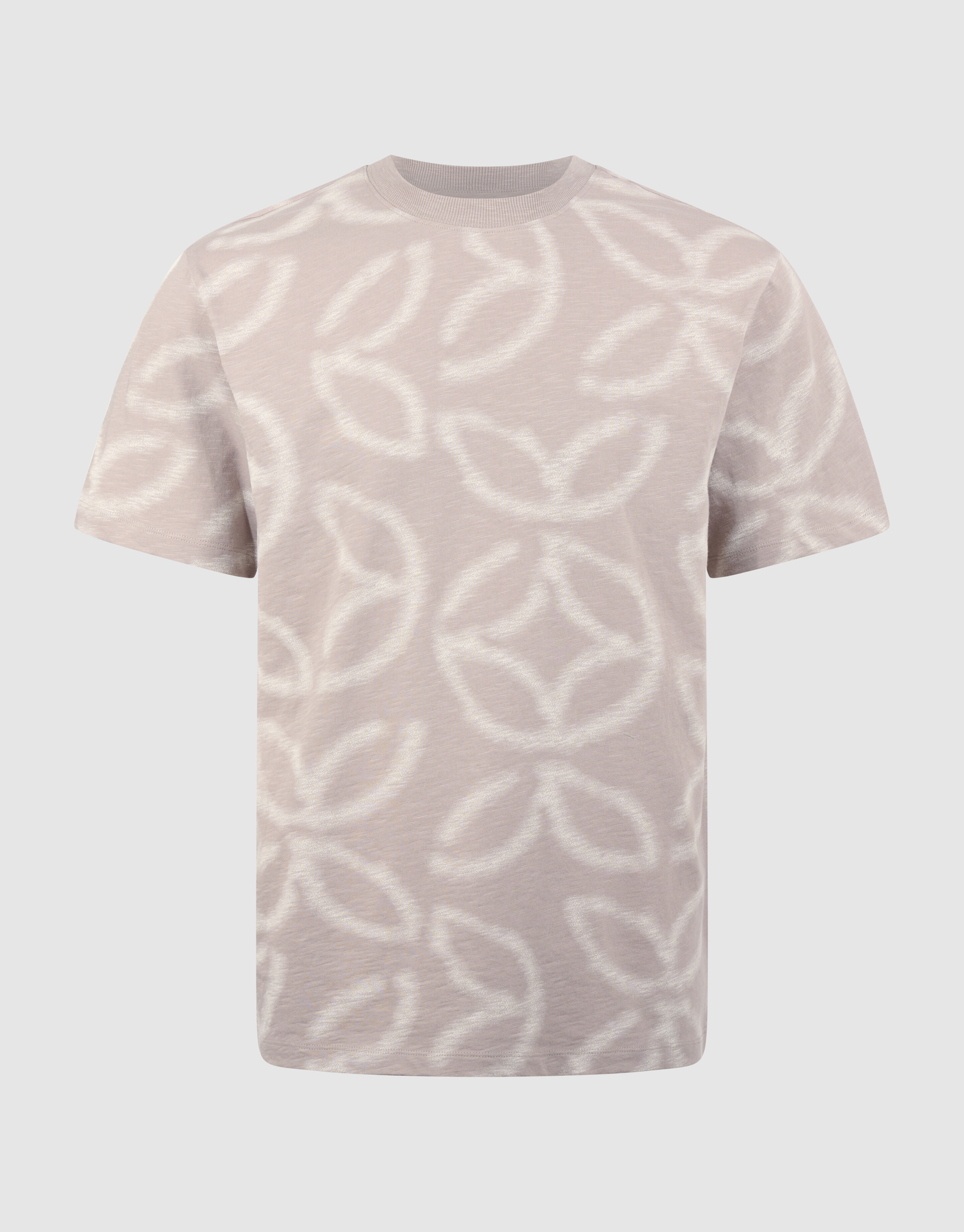 All Over Logo T-Shirt Hellbraun SHOEBY MEN