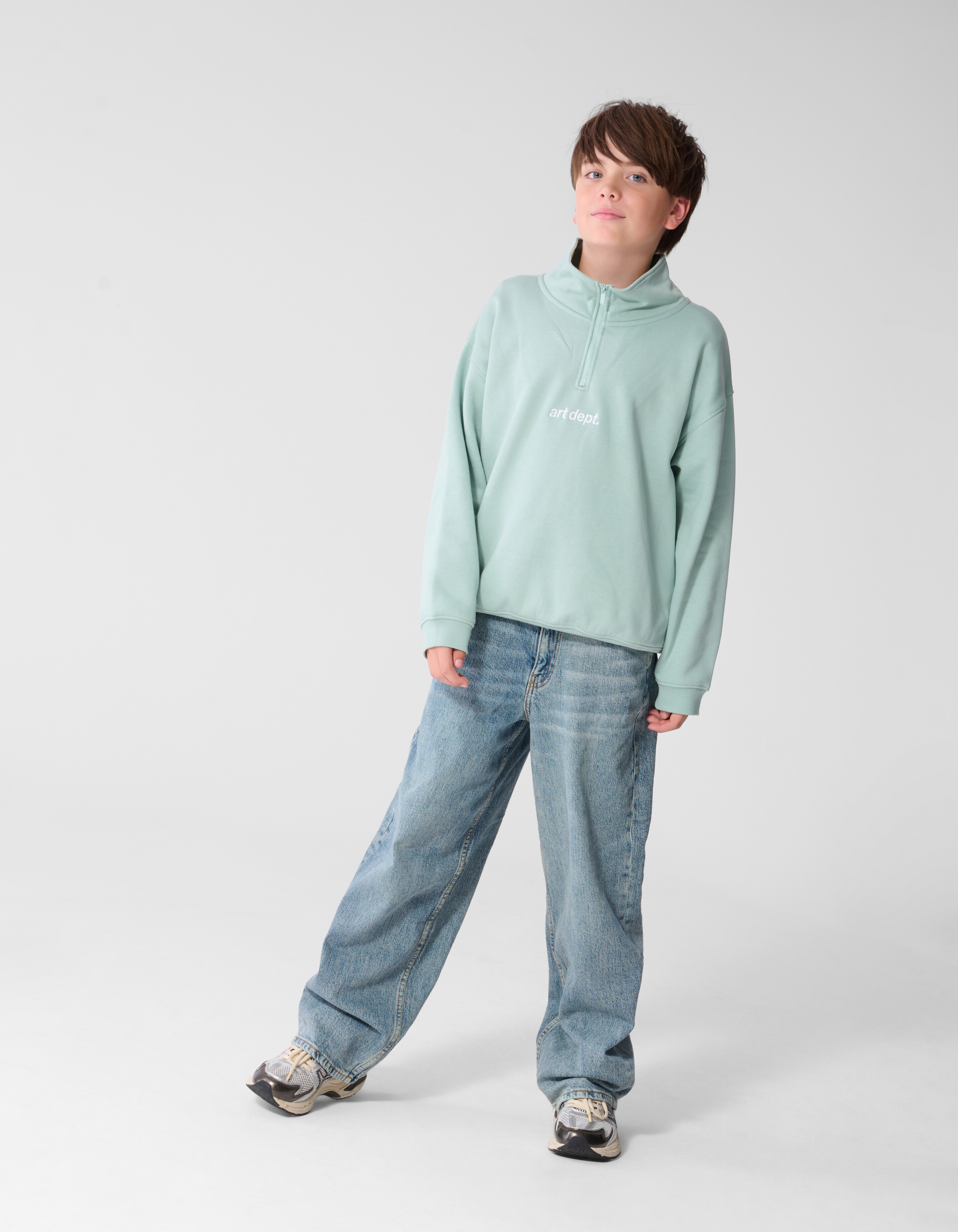 Art Dept Sweatshirt Hellgr&uuml;n SHOEBY BOYS