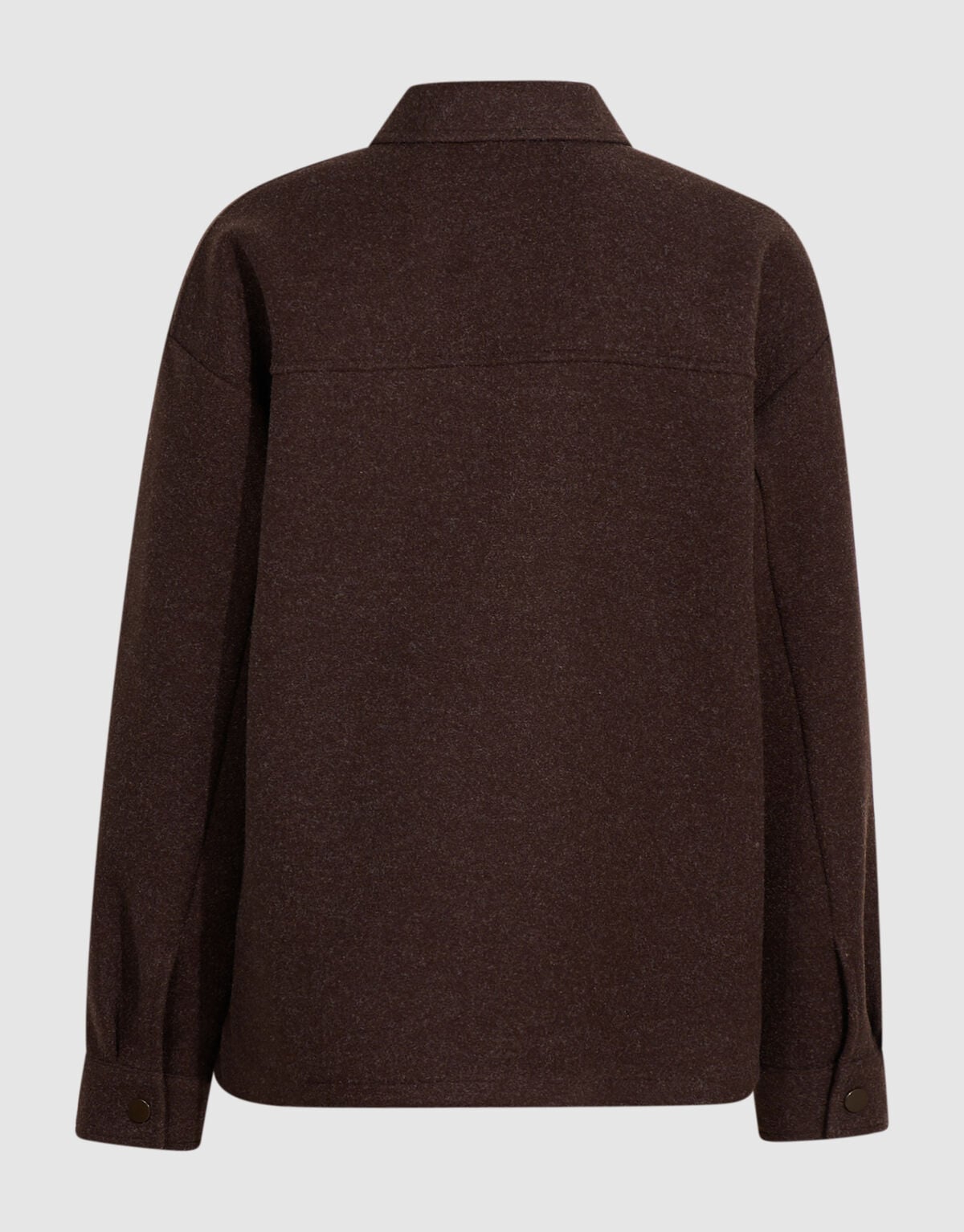 Overshirt aus Filz Dunkelbraun SHOEBY BOYS