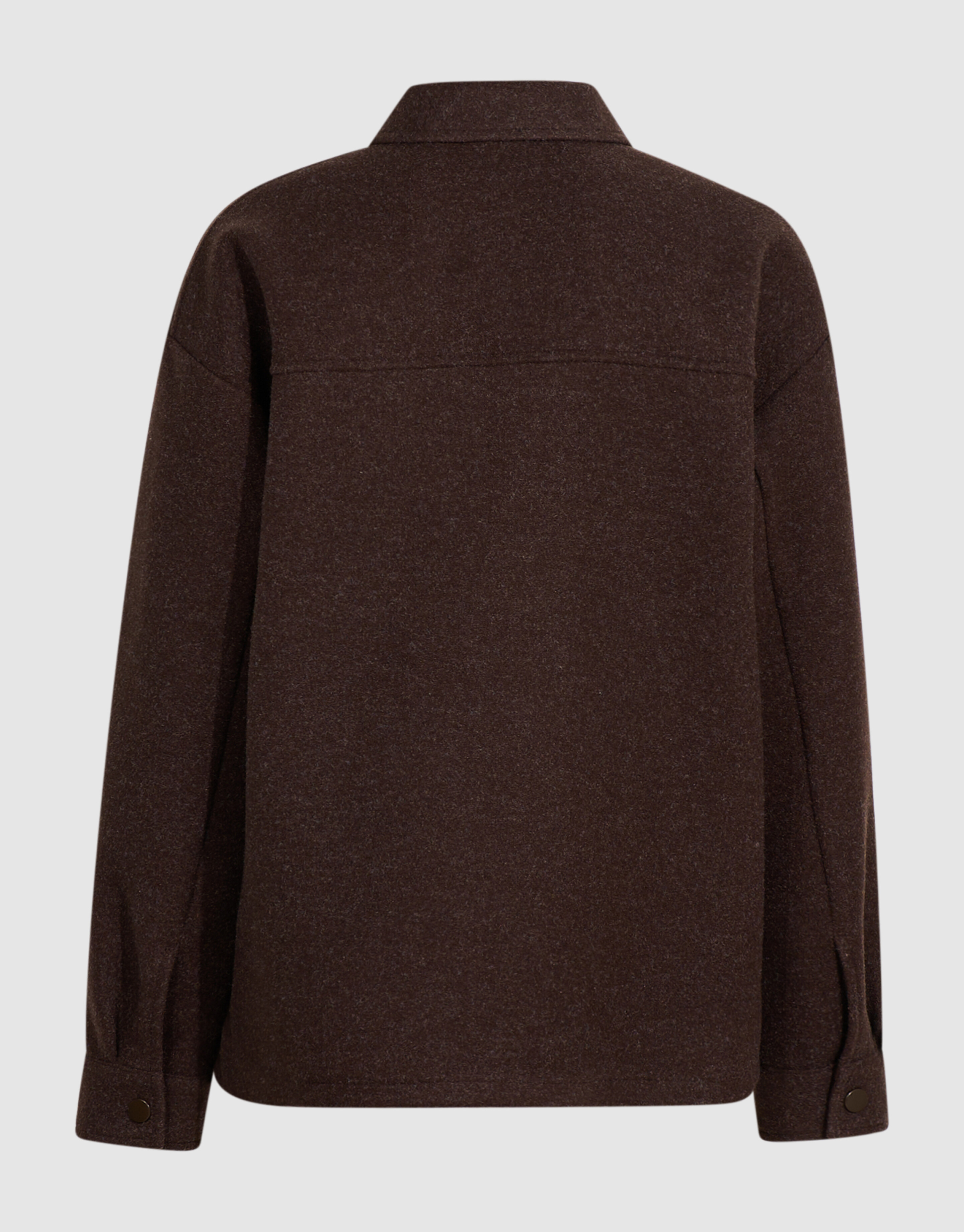 Overshirt aus Filz Dunkelbraun SHOEBY BOYS