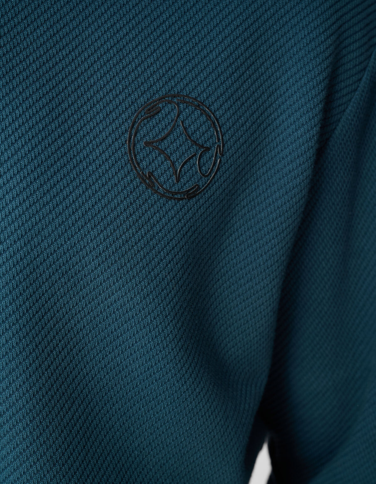 Halb-Zip-Pullover, dunkelgrün SHOEBY MEN