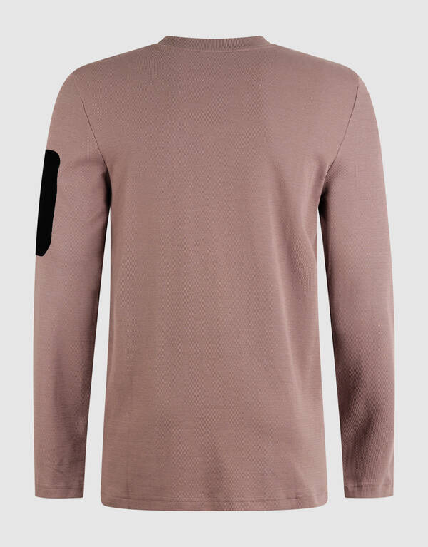 Structure Pocket T-Shirt Hellbraun SHOEBY MEN