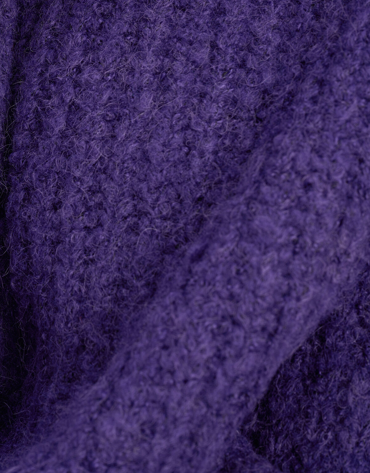 Grob gestrickter Rollkragenpullover Lila SHOEBY WOMEN