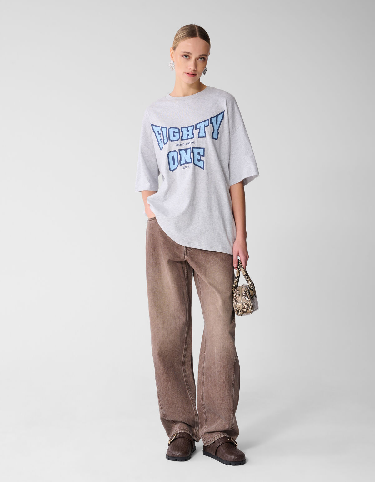 Barrel Fit Jeans Braun SHOEBY WOMEN