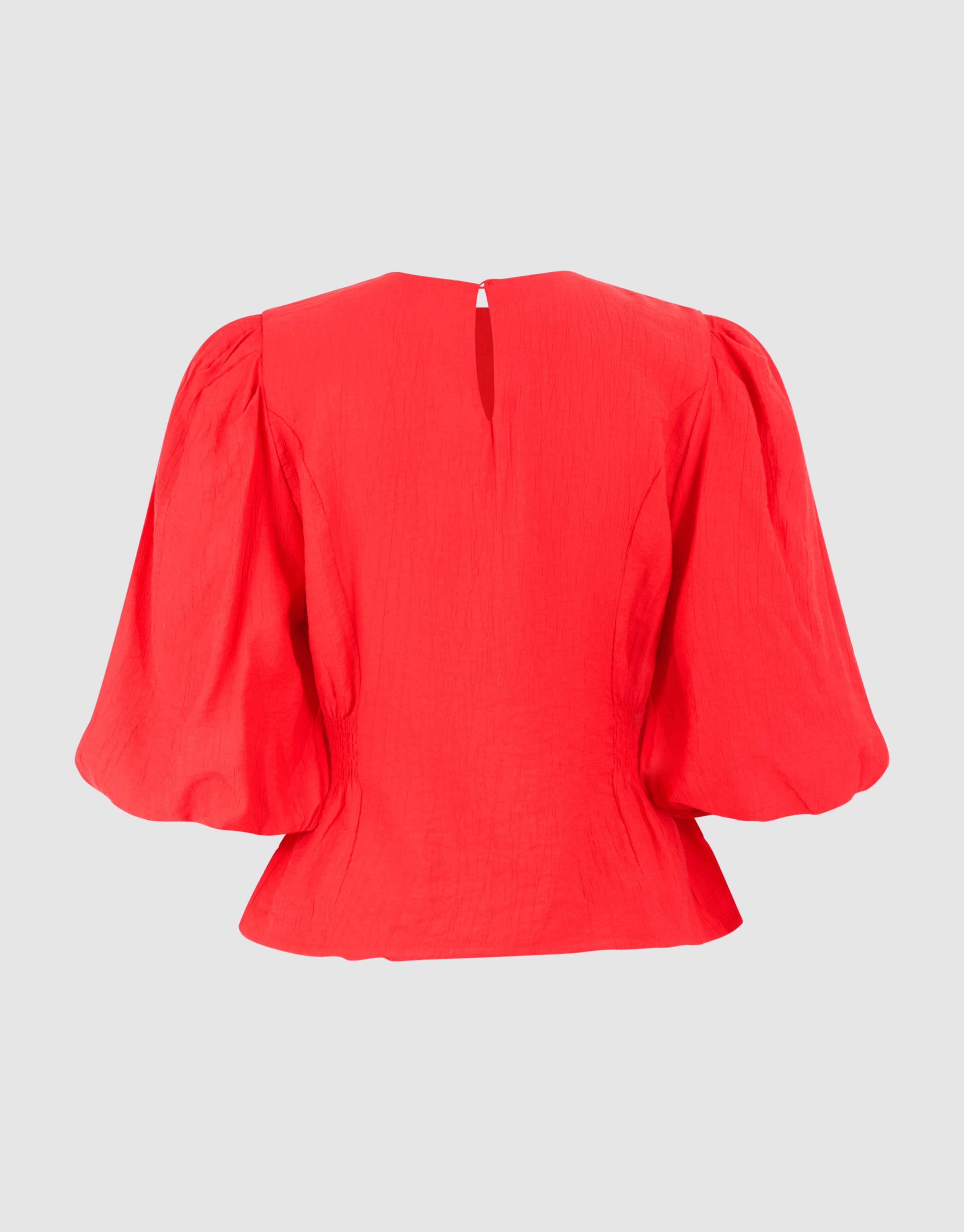 Rotes Smock Puff Top SHOEBY WOMEN
