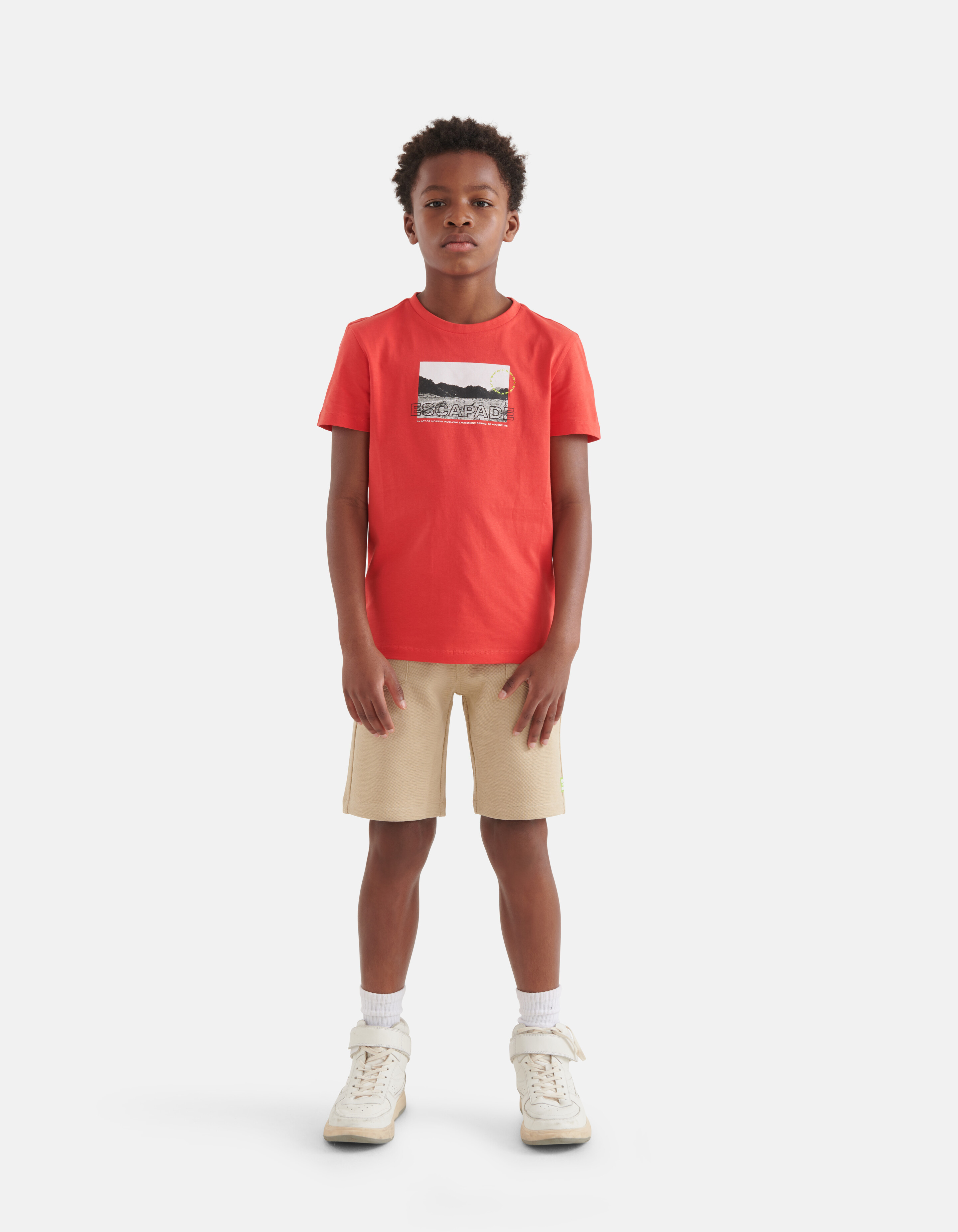 Kunstwerk T-shirt Rot SHOEBY BOYS