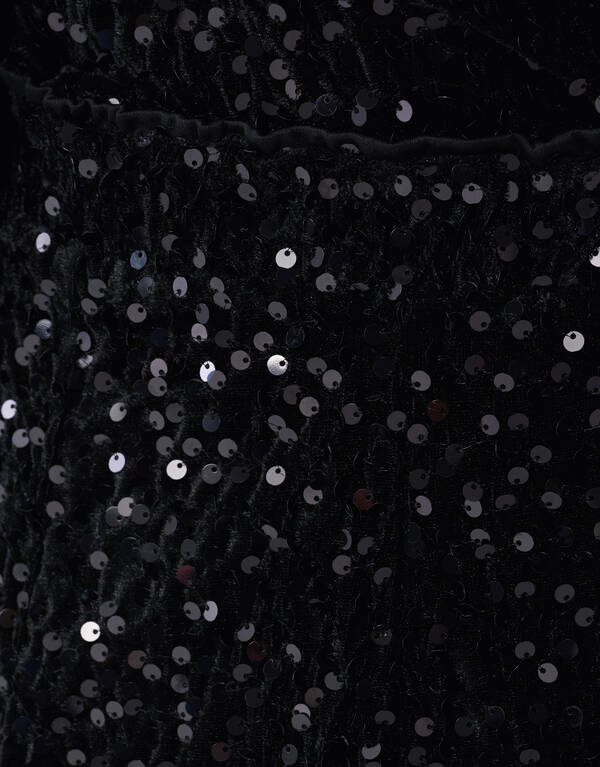 Sequin Minirock Schwarz SHOEBY GIRLS
