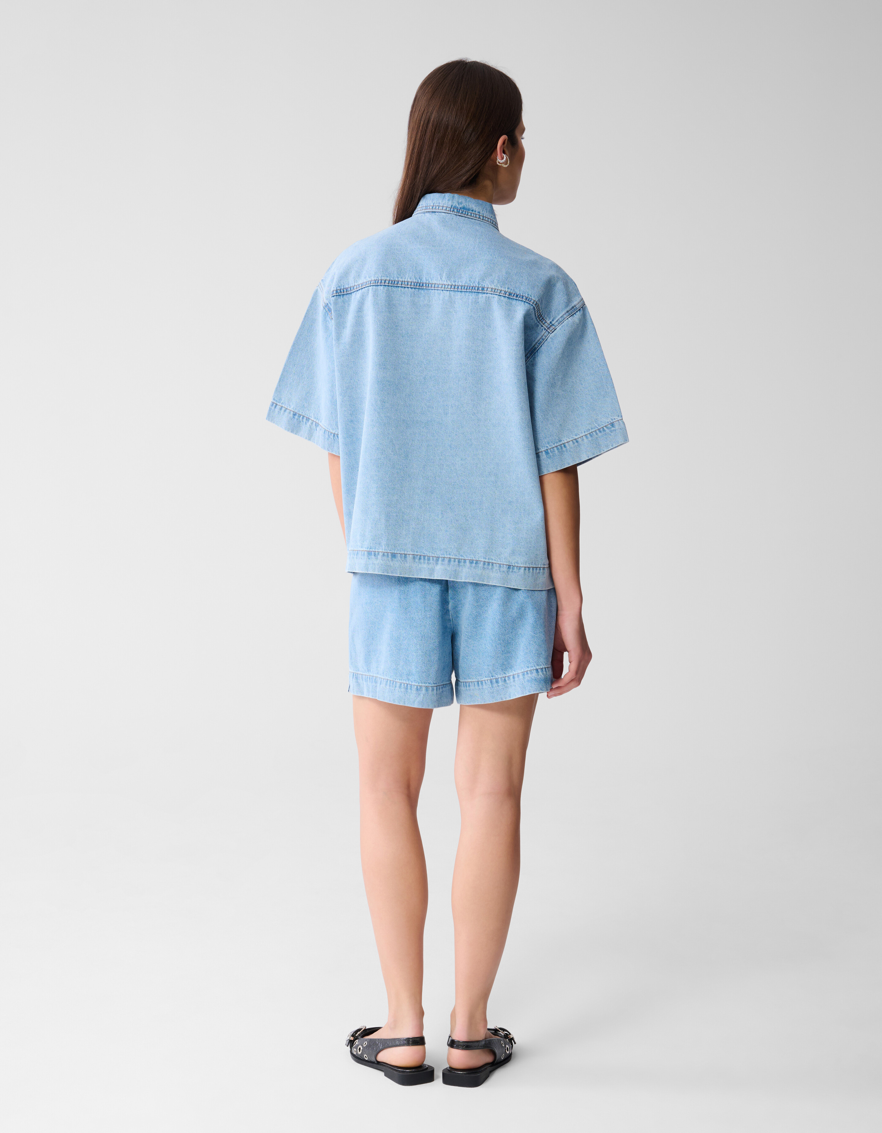 Denim Short Bleached By Monica SHOEBY WOMEN