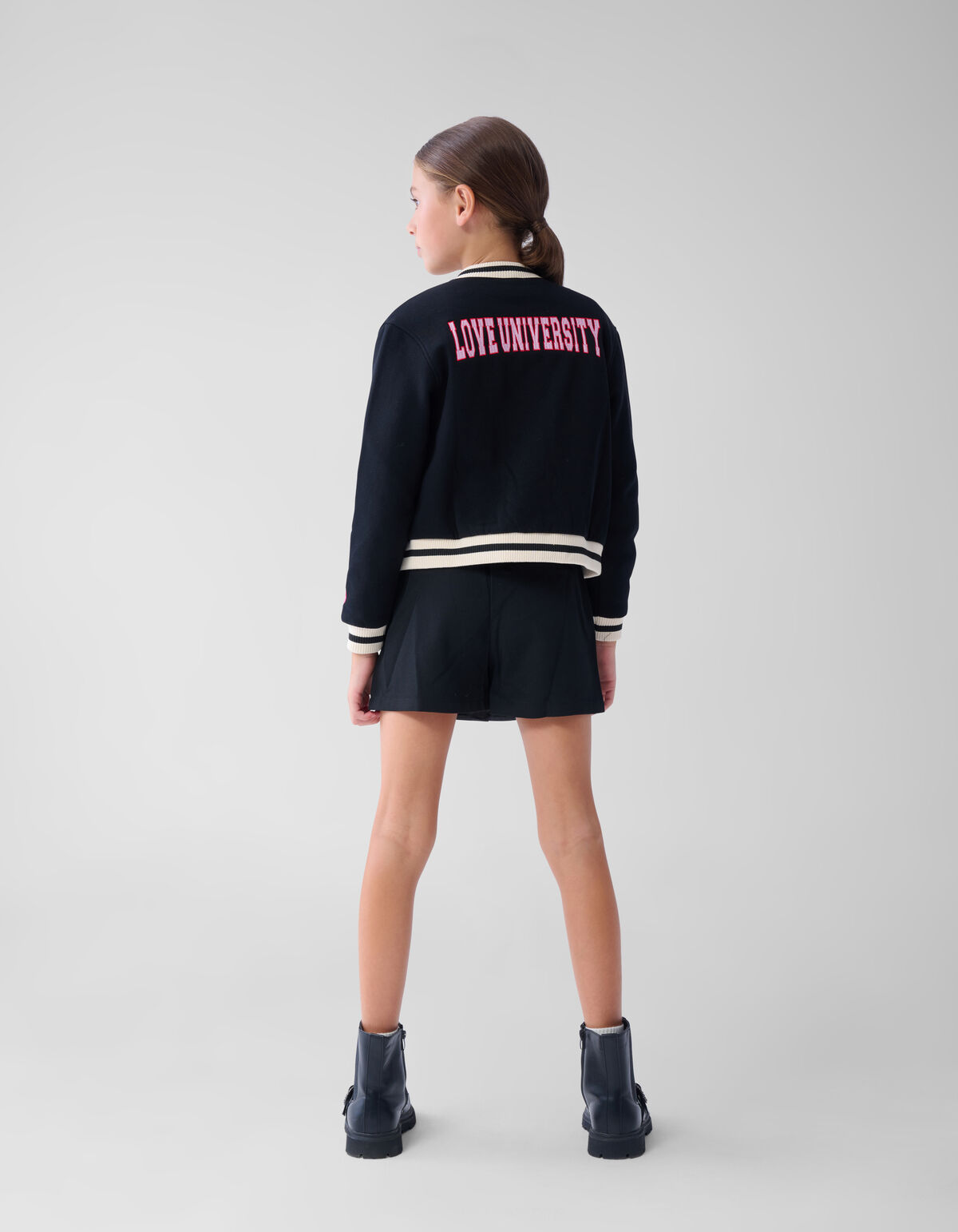 Varsity Bomber Schwarz SHOEBY GIRLS