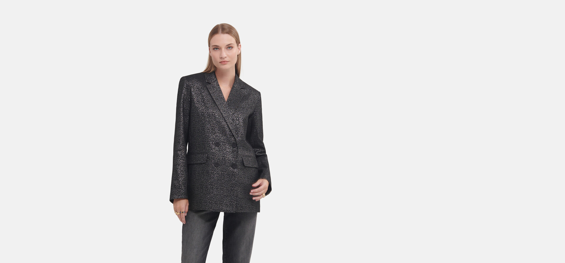 Blazer mit Zebradruck Schwarz von Fred SHOEBY WOMEN