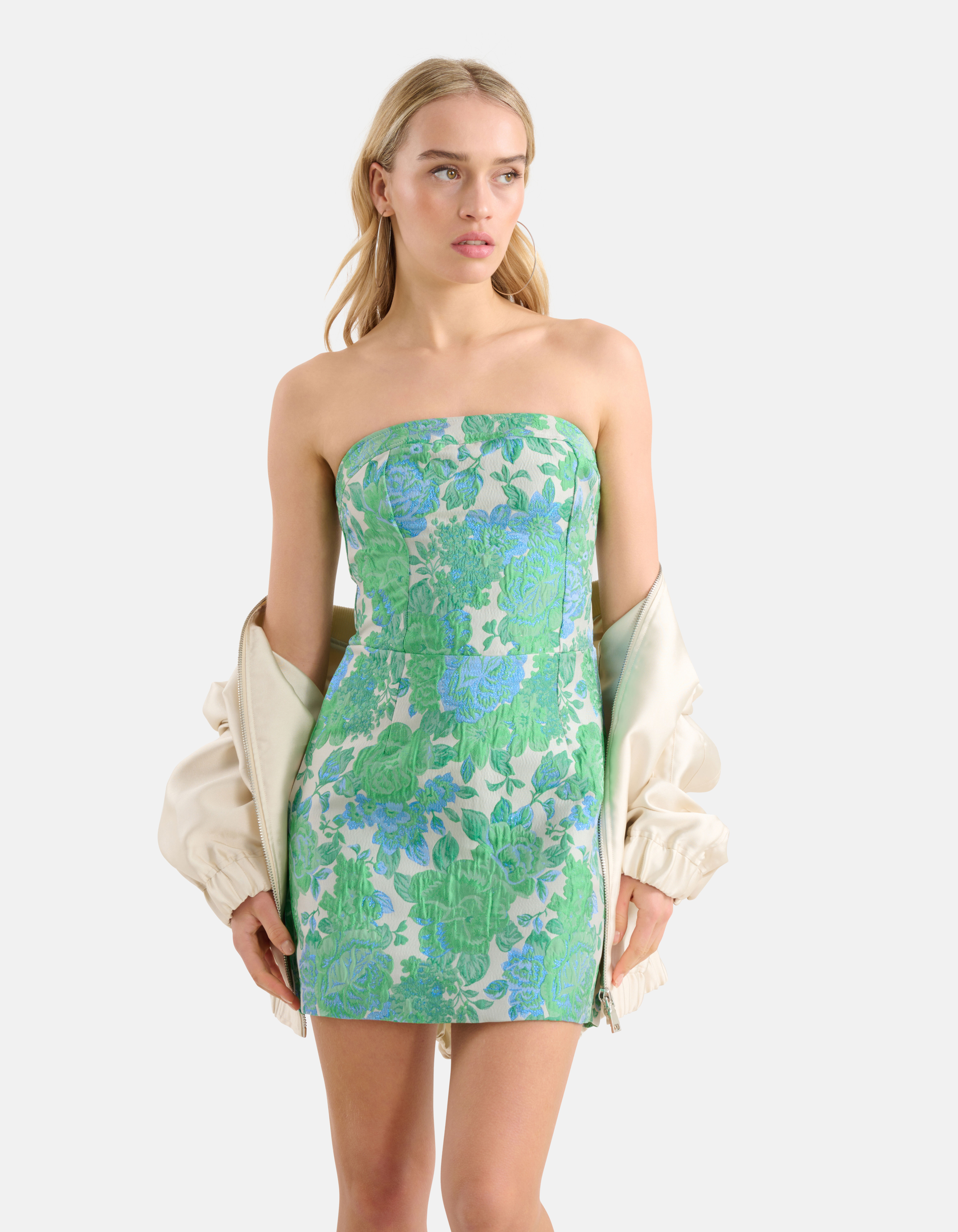 Mini Tragerloser Jurk Shoeby