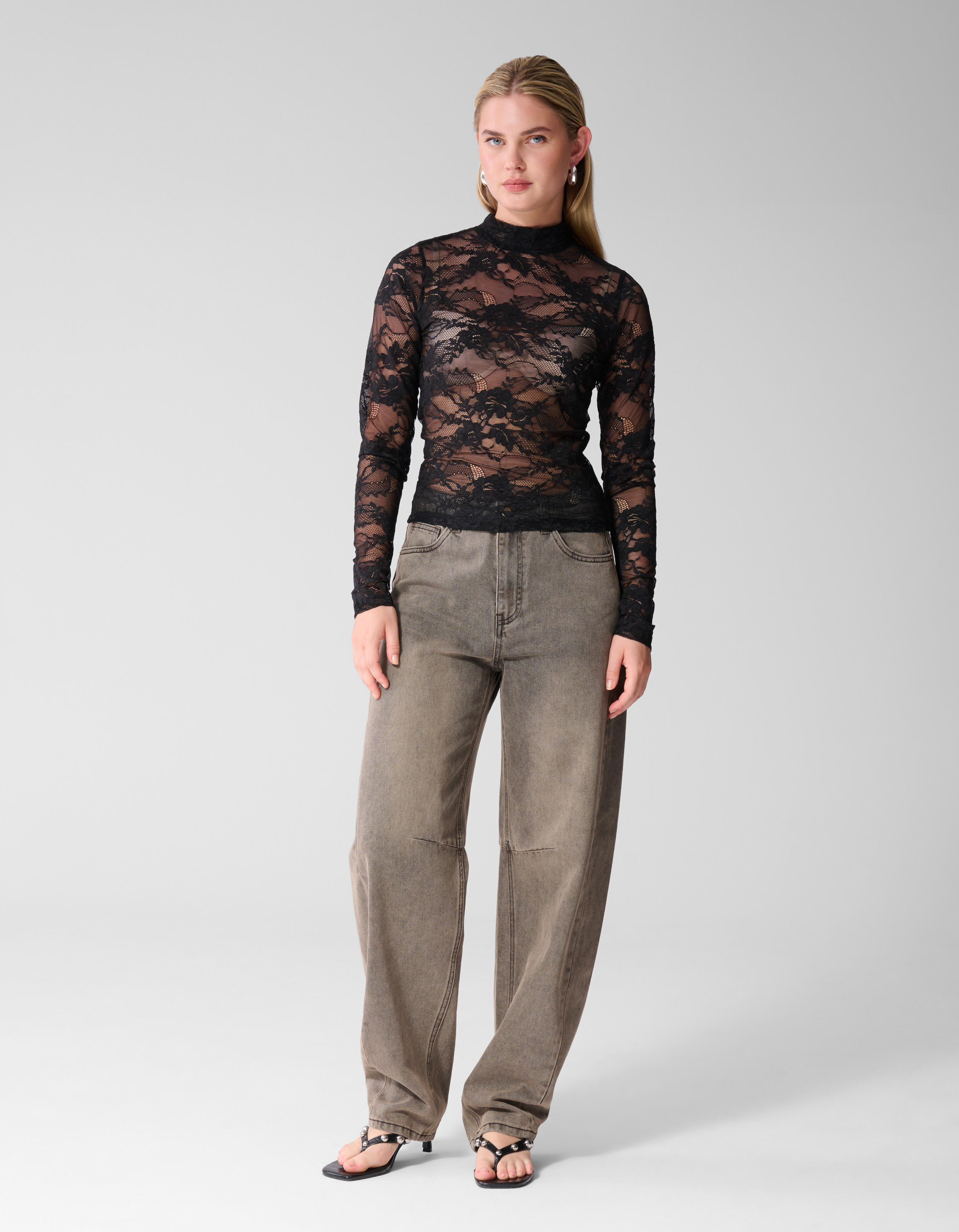 Spitzen Top Schwarz SHOEBY WOMEN
