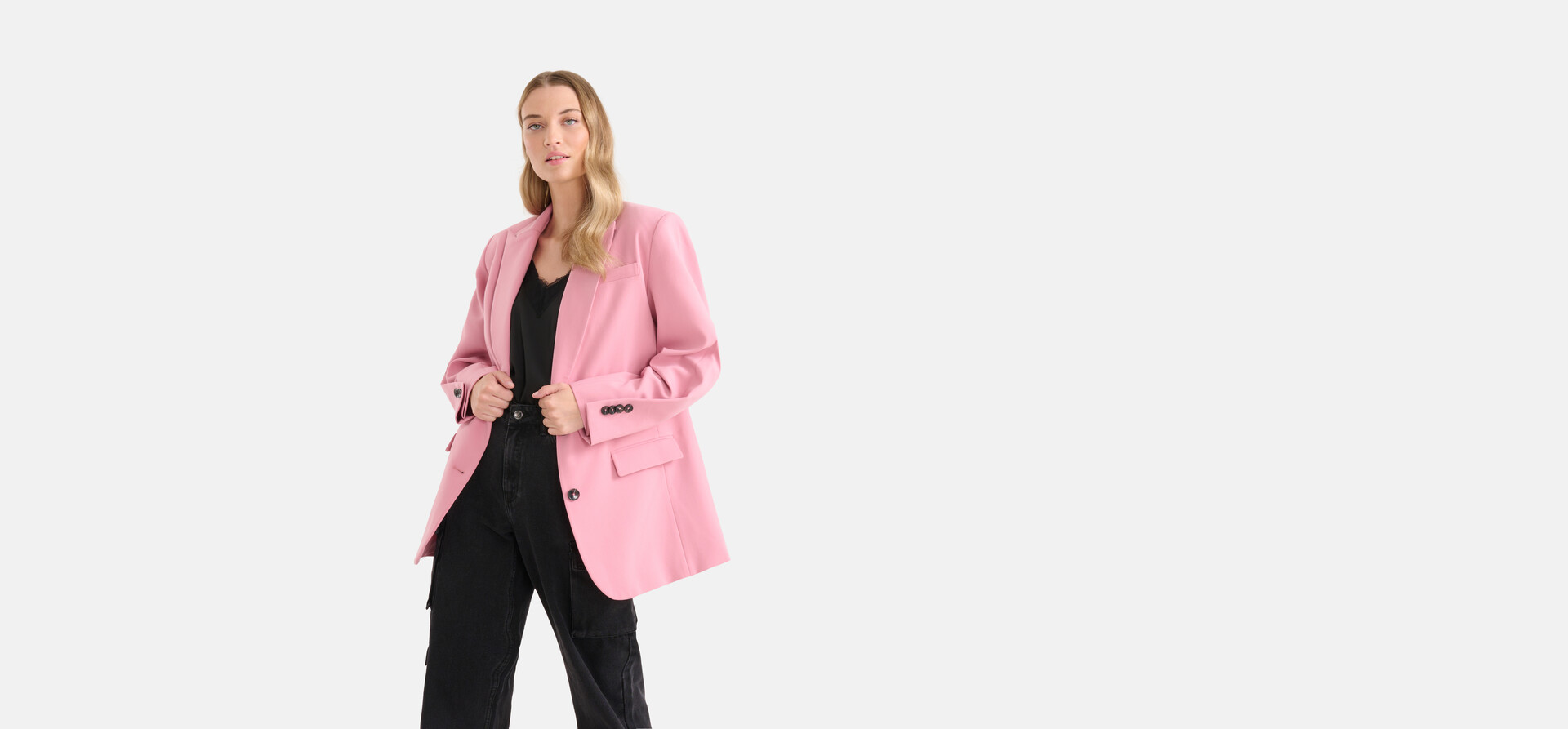 Deconstructed Blazer Roze SHOEBY WOMEN