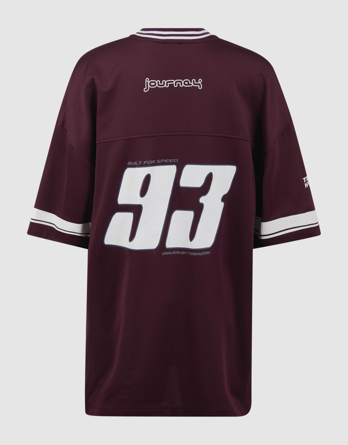 Übergroßes Sport-T-Shirt Dunkelrot SHOEBY BOYS