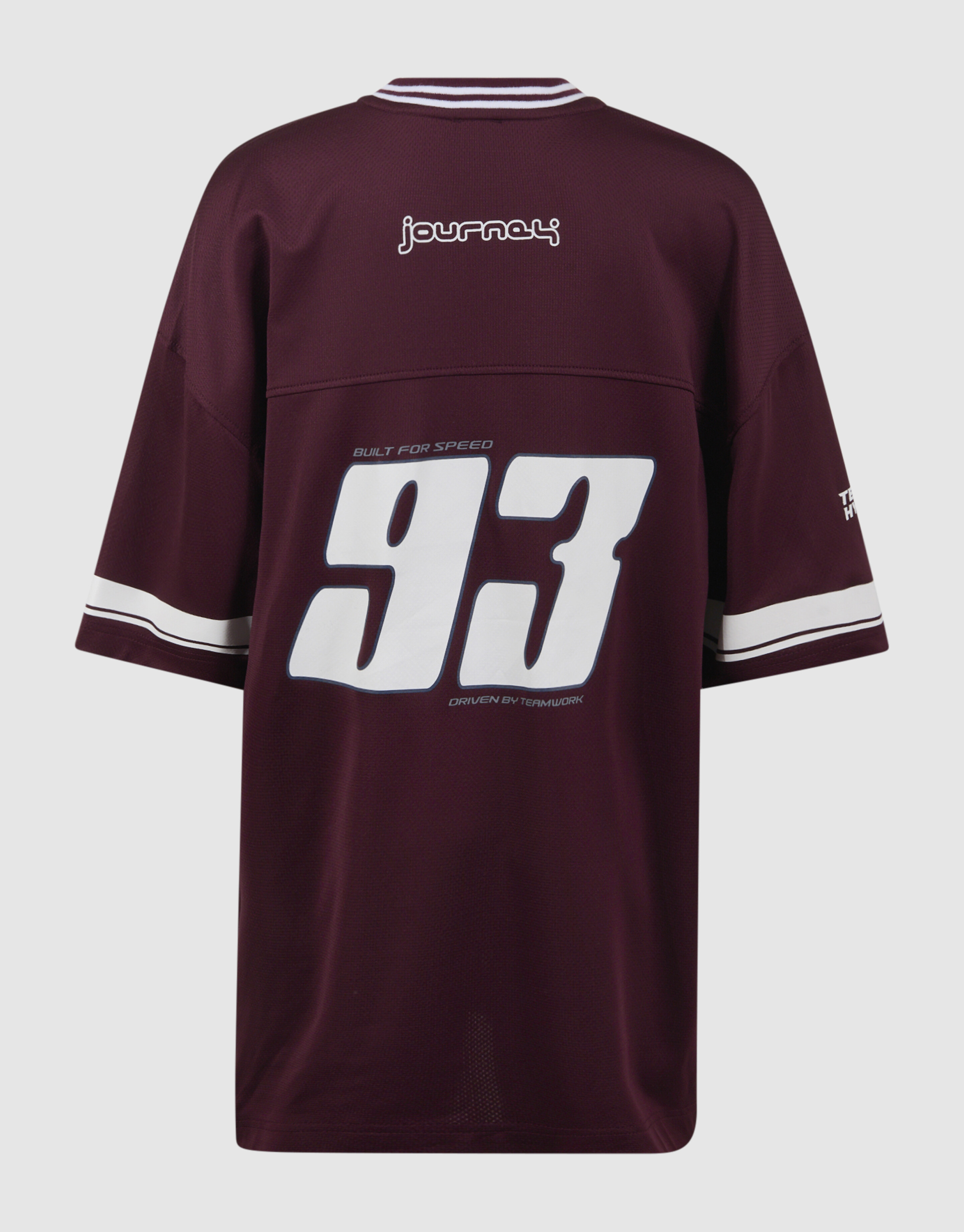 Übergroßes Sport-T-Shirt Dunkelrot SHOEBY BOYS