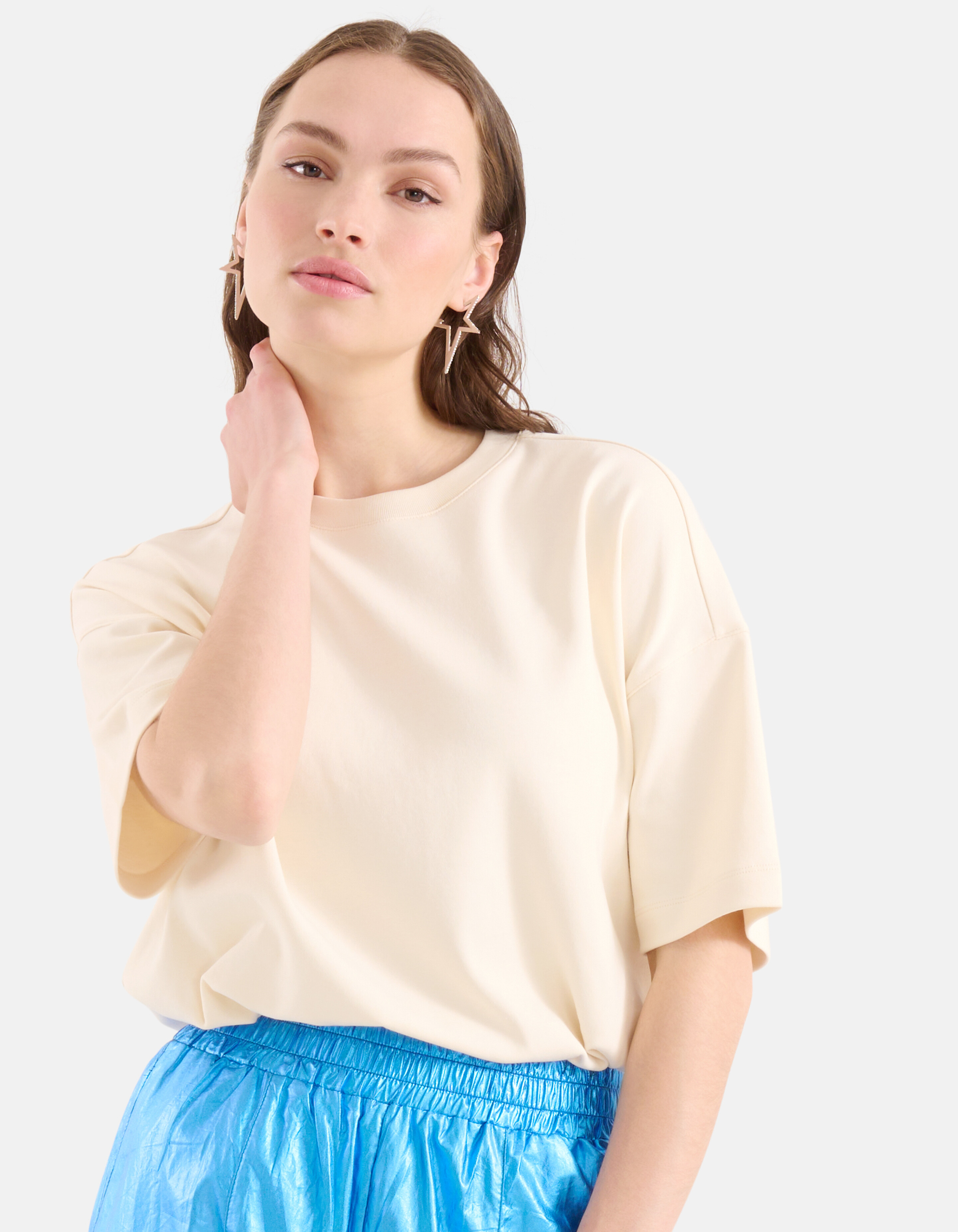 Kunstwerk T-shirt Beige SHOEBY WOMEN