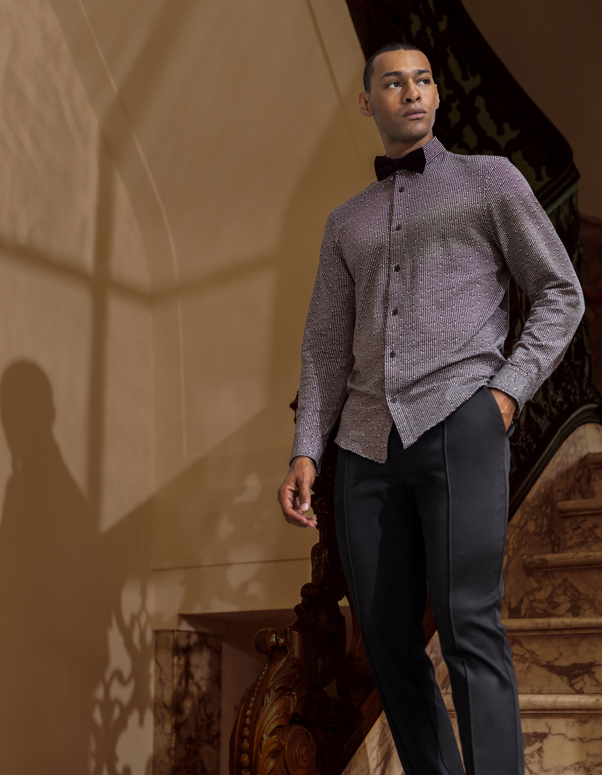 Bedrucktes Shirt Schwarz SHOEBY MEN